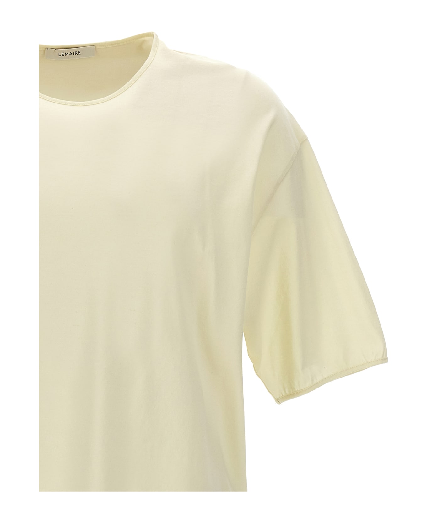 Lemaire Mercerized Cotton T-shirt - Yellow