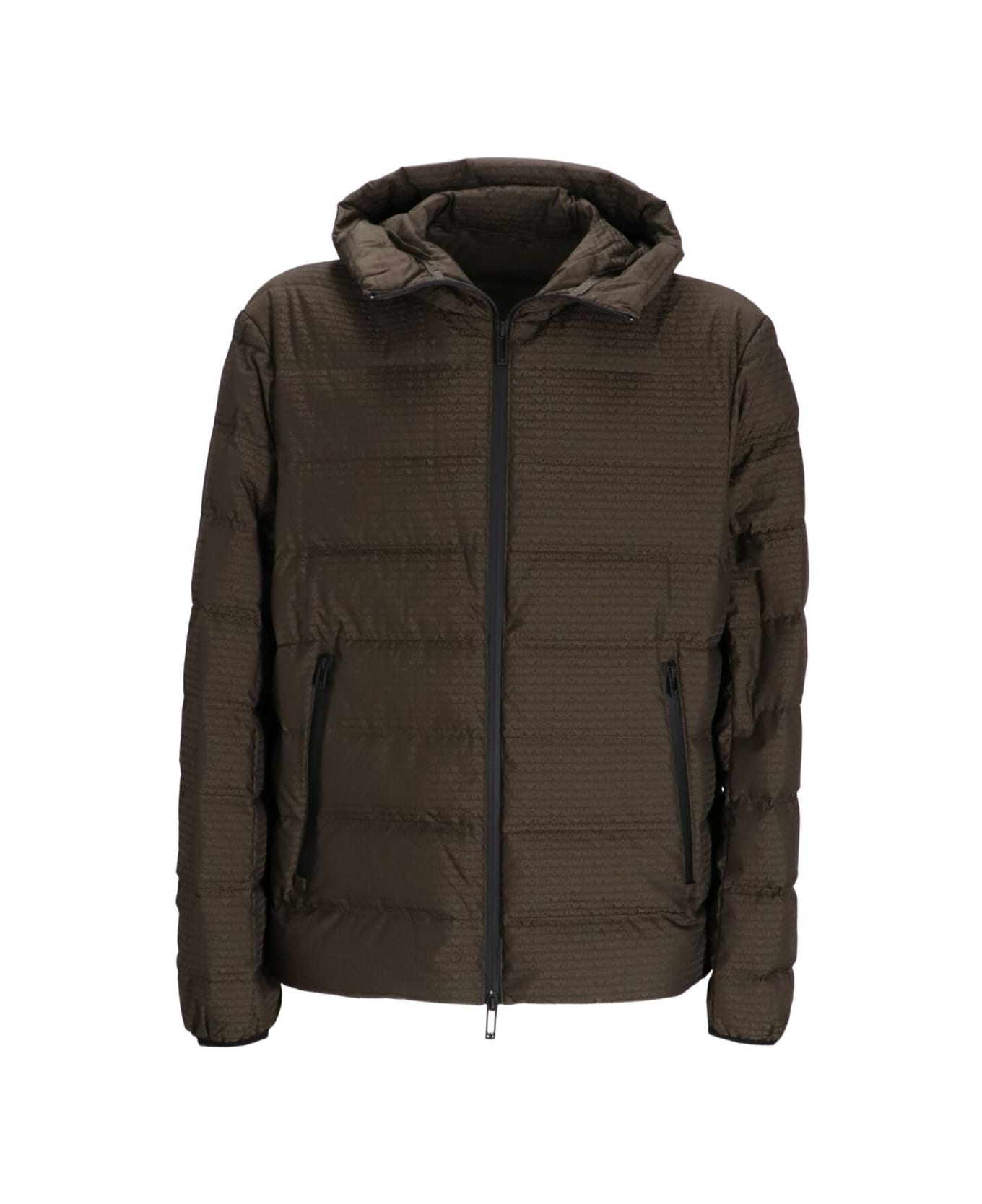 Emporio Armani Nylon Down Vest - Green