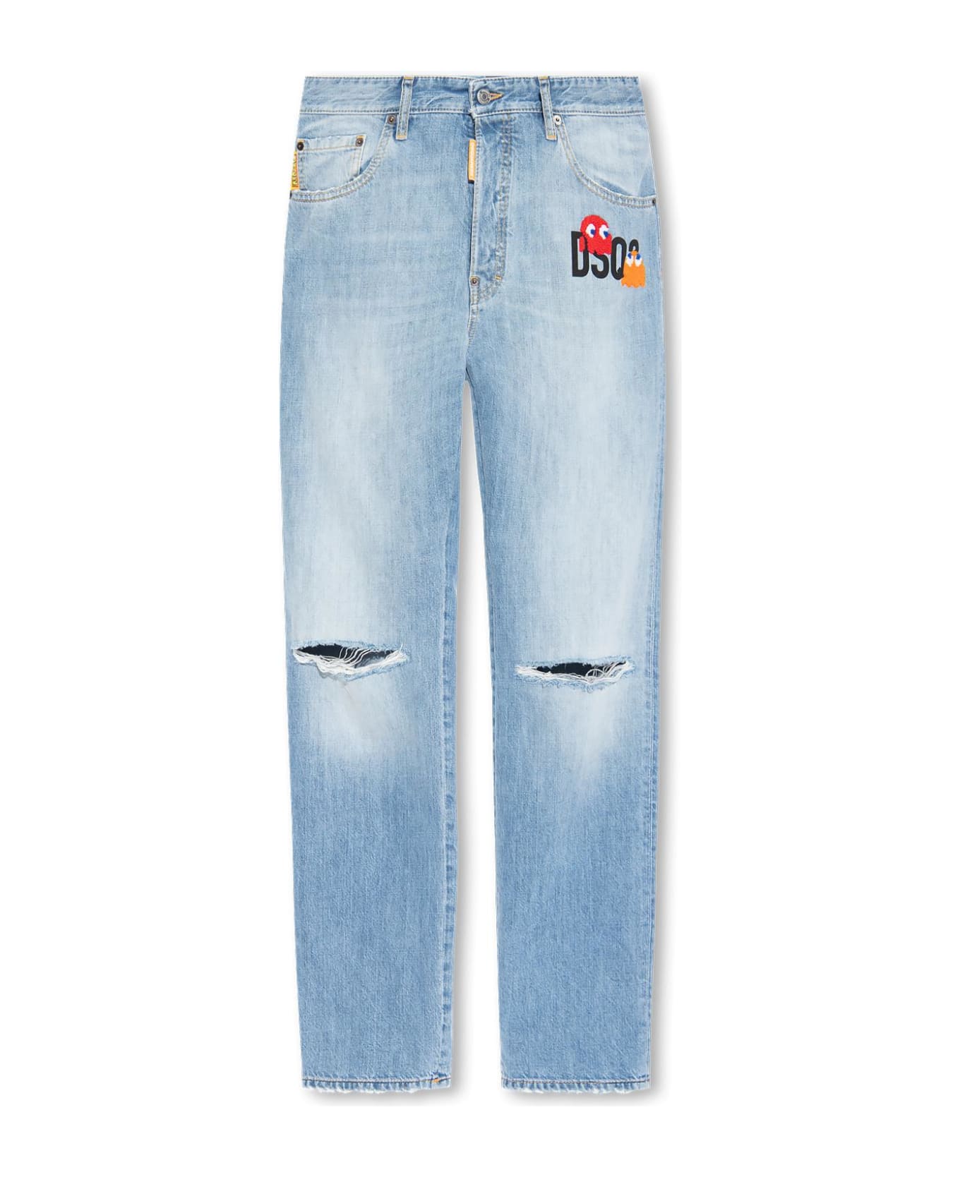 Dsquared2 X Pac-man '642' Jeans - Blu