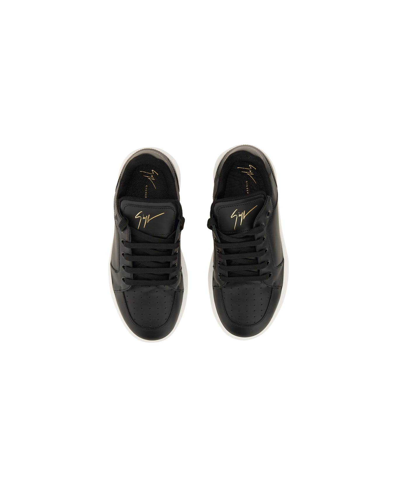 Giuseppe Zanotti Sneaker With Logo - BLACK