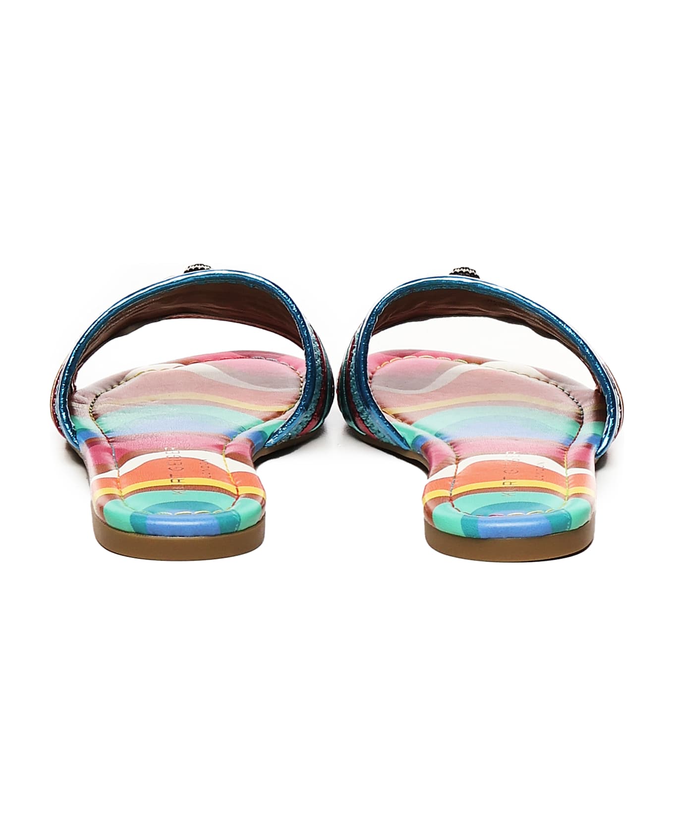 Kurt Geiger Southbank Flat Sandal - Red