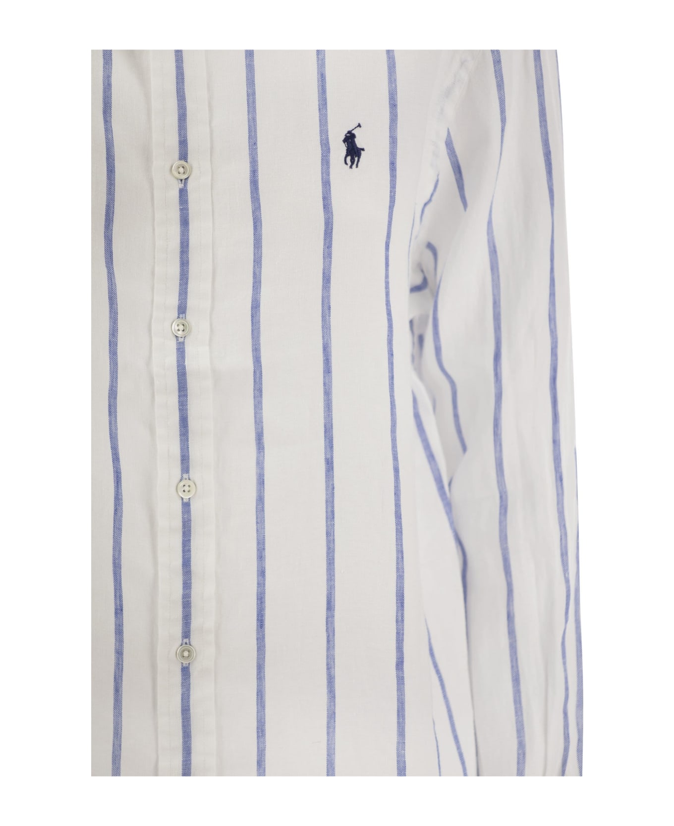Polo Ralph Lauren Shirt With Pony - WHITEROYAL