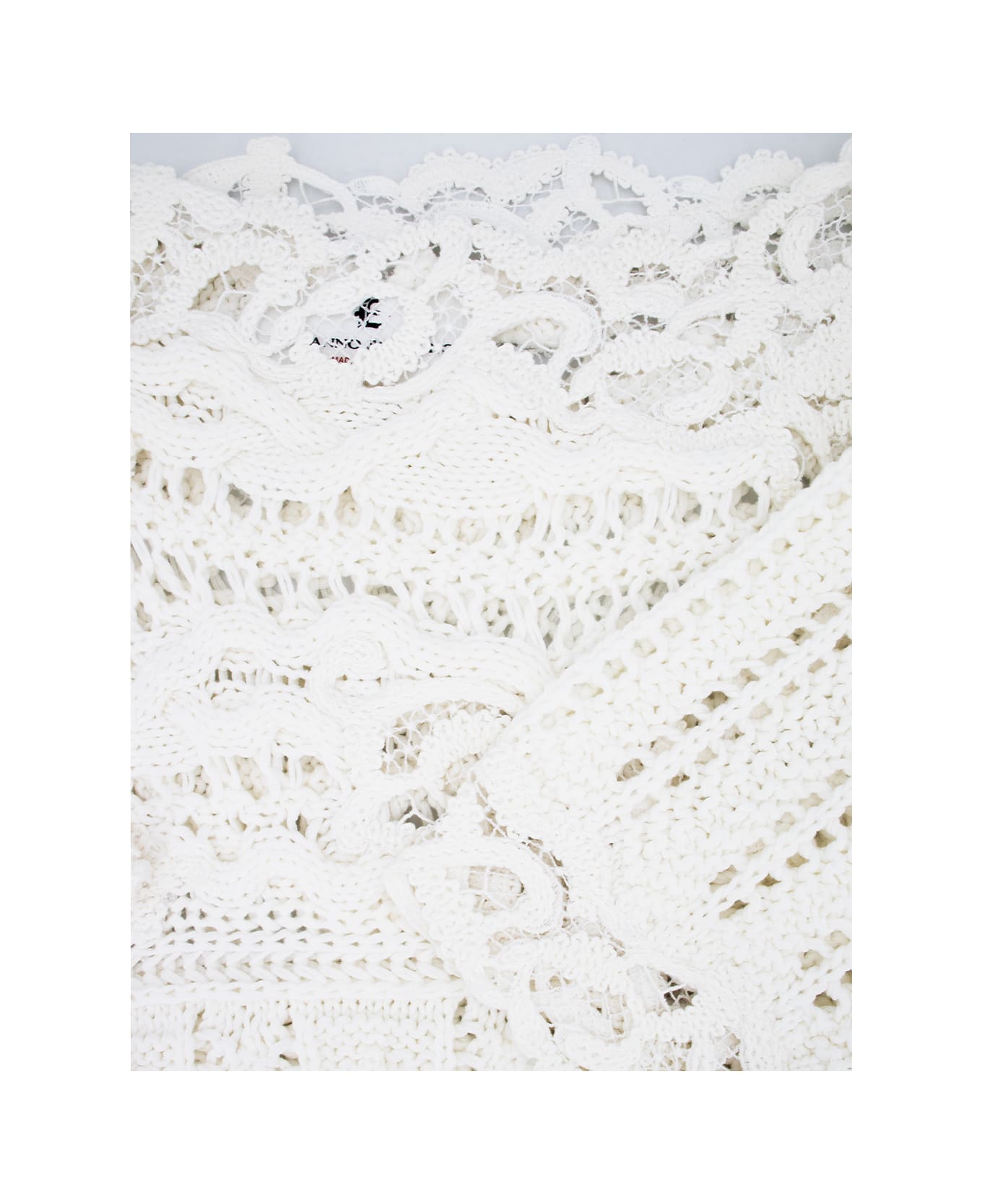 Ermanno Scervino Sweater - BRIGHT WHITE_OTTICO