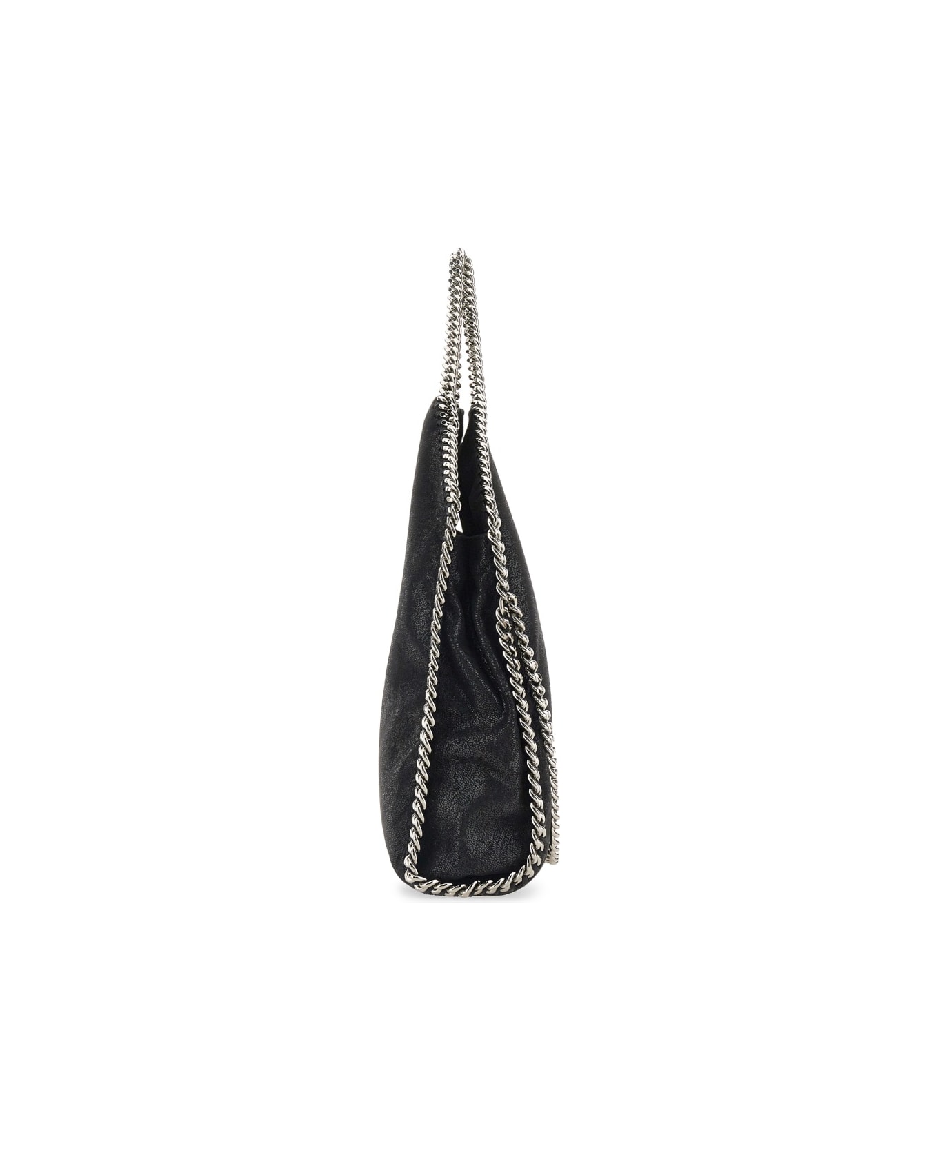 Stella McCartney Falabella Fold Over Tote Bag - BLACK