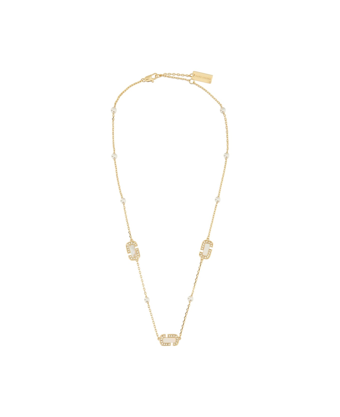 Marc Jacobs "j Marc Luxe Station" Necklace - GOLD