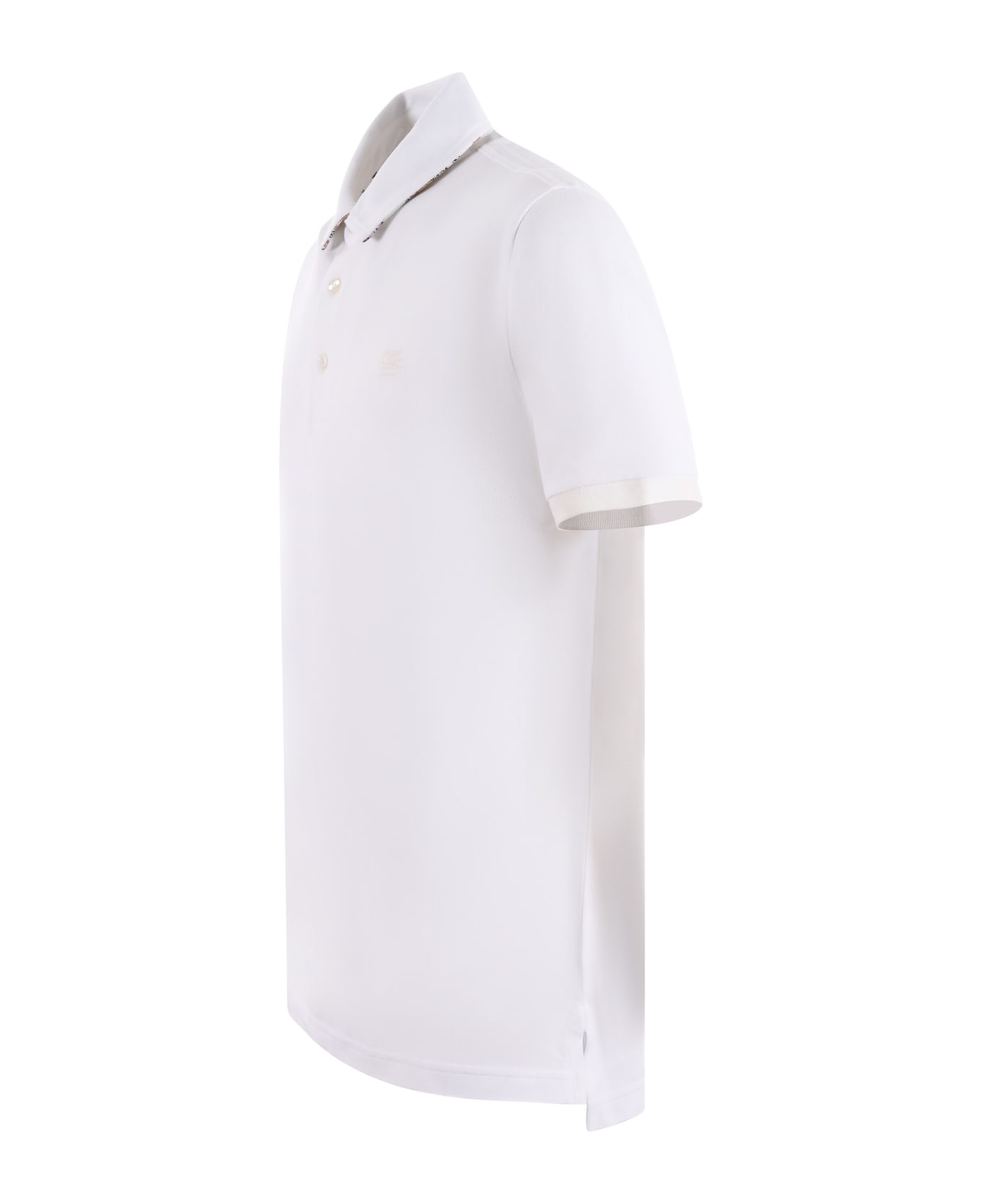 Etro Logo Polo Shirt - Bianco