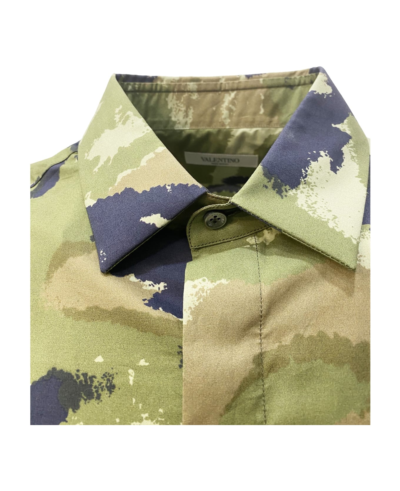Valentino Camouflage Army Shirt - Green