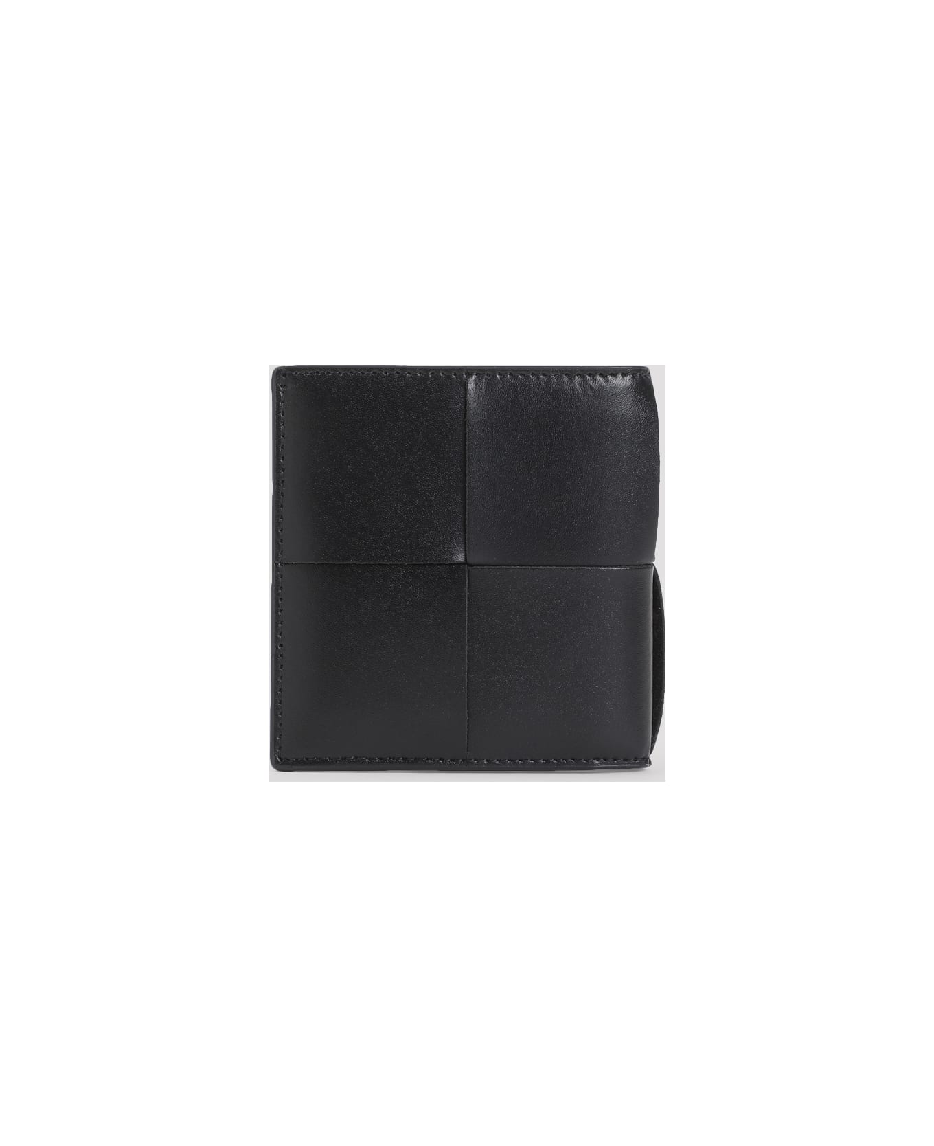 Bottega Veneta Cassette Bifold Wallet - Black Silver