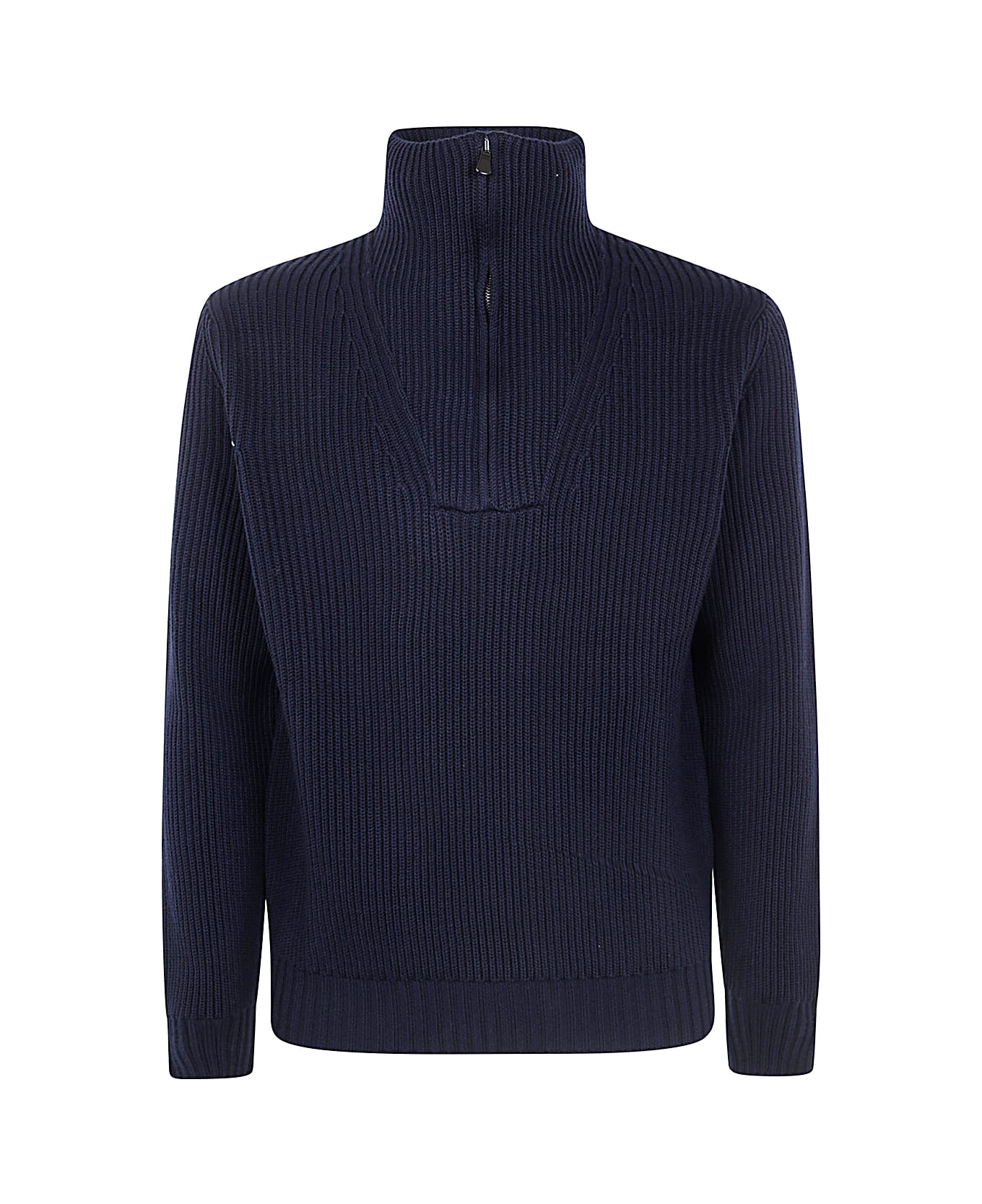 Filippo De Laurentiis Long Sleeves Half Zip - Blue