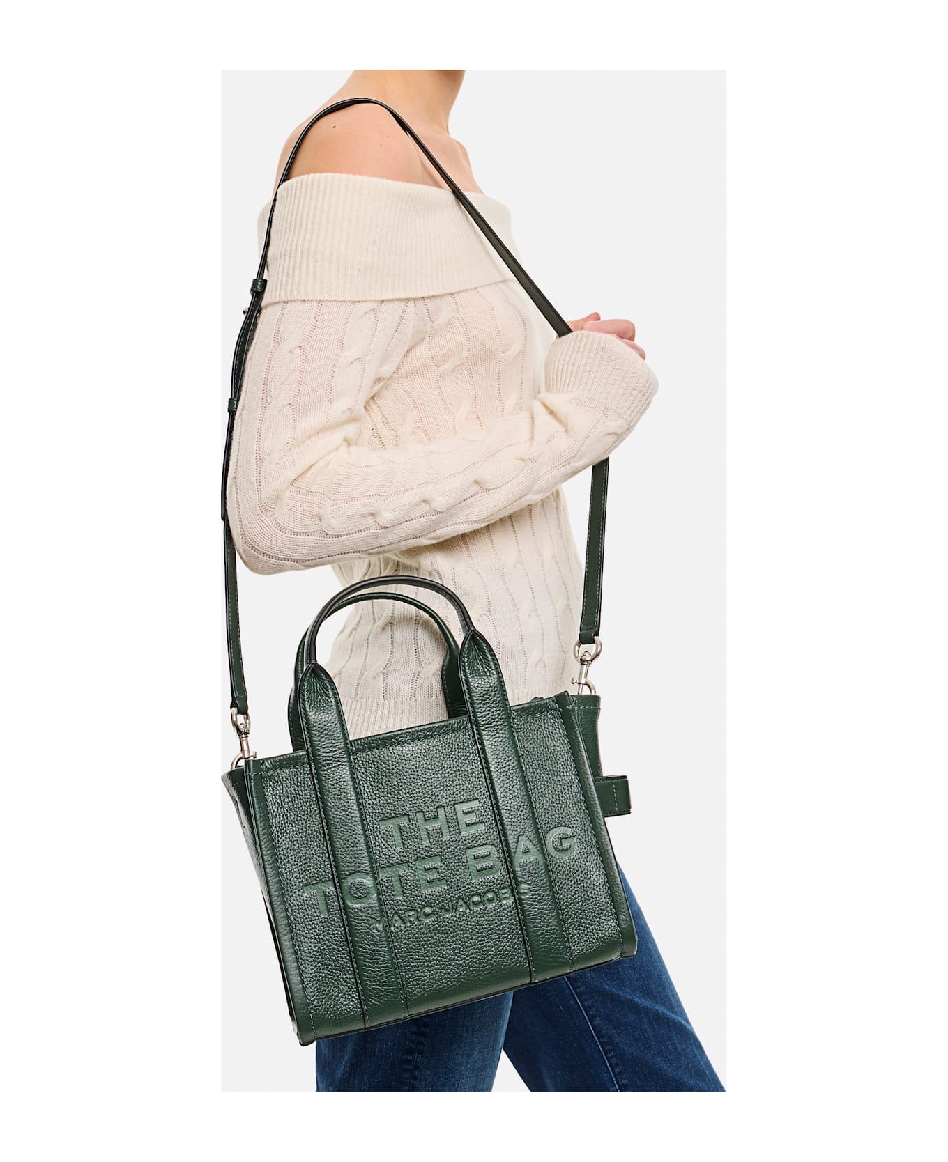 Marc Jacobs The Small Logo Detailed Tote Bag - Green
