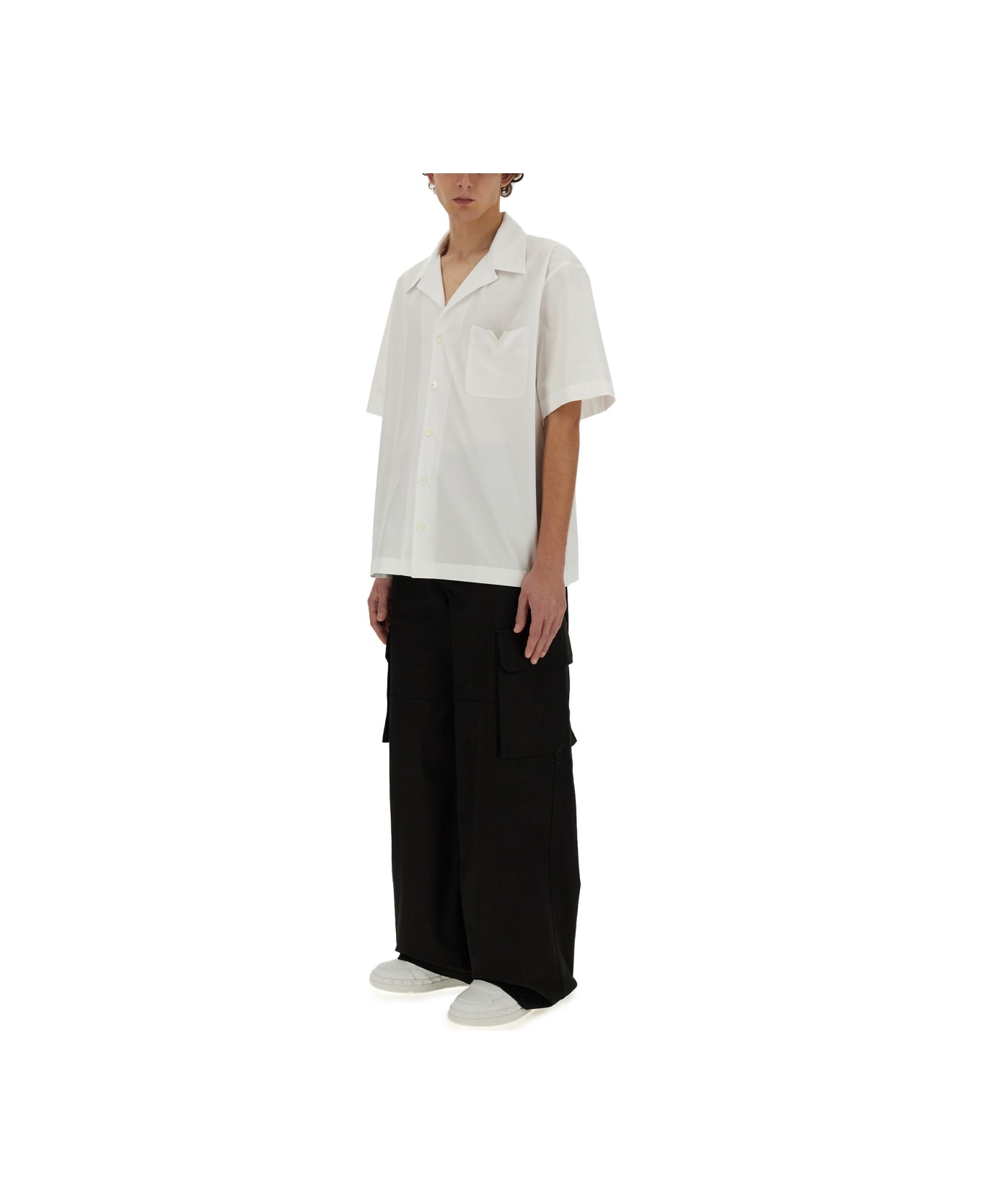 Valentino Bowling Shirt - WHITE