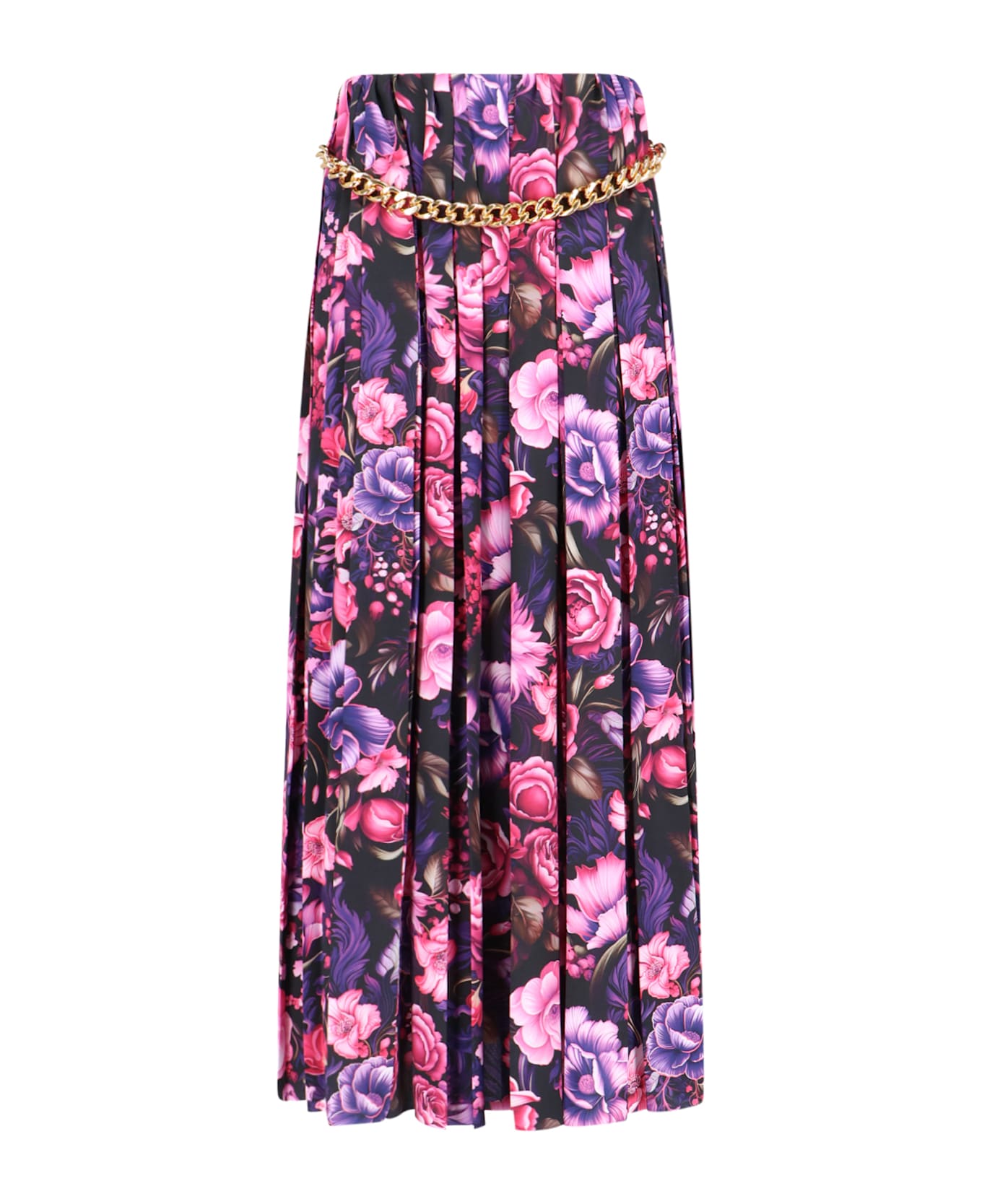 Balenciaga Maxi Pleated Skirt - Purple