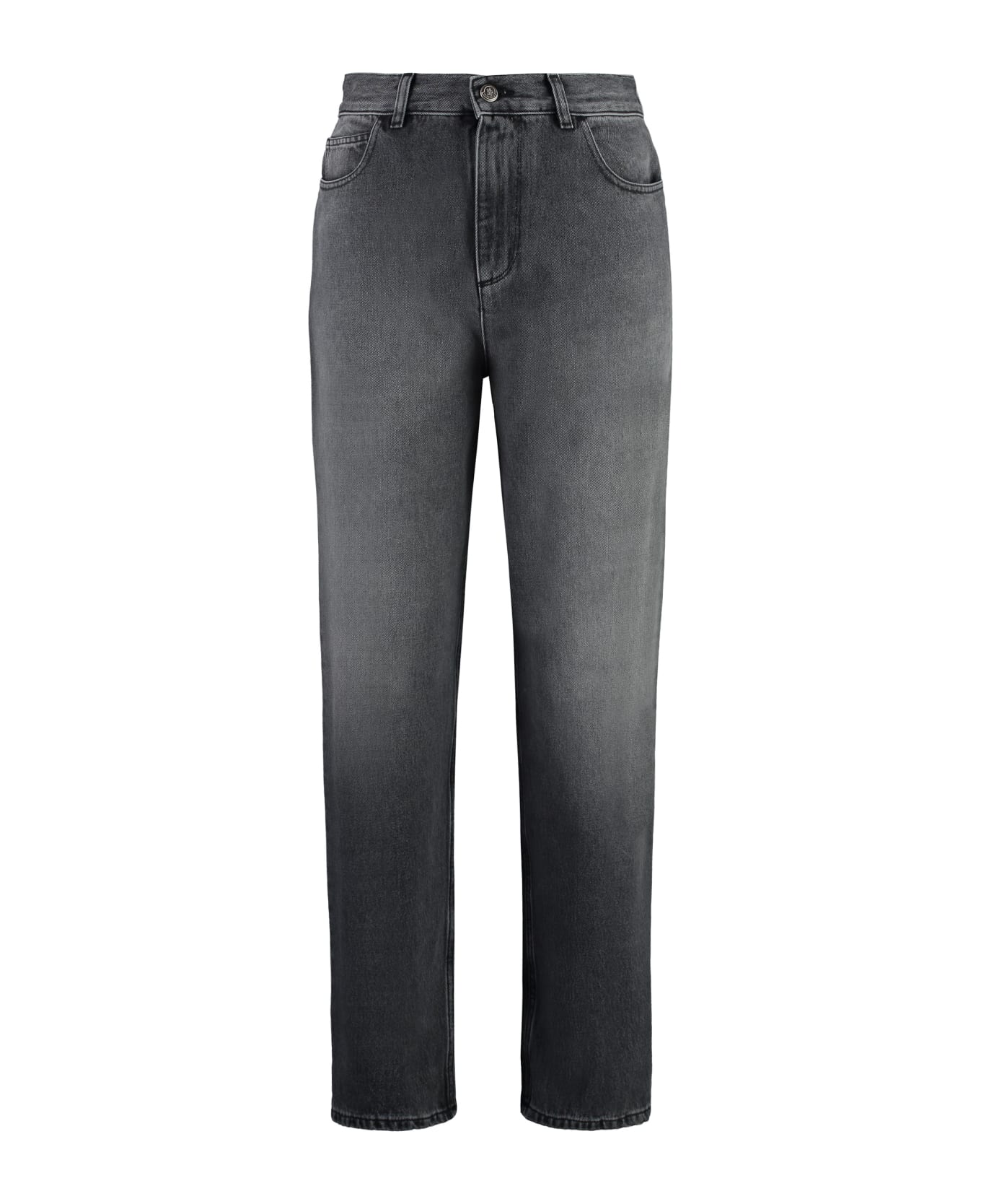 Moncler 5-pocket Straight-leg Jeans - grey