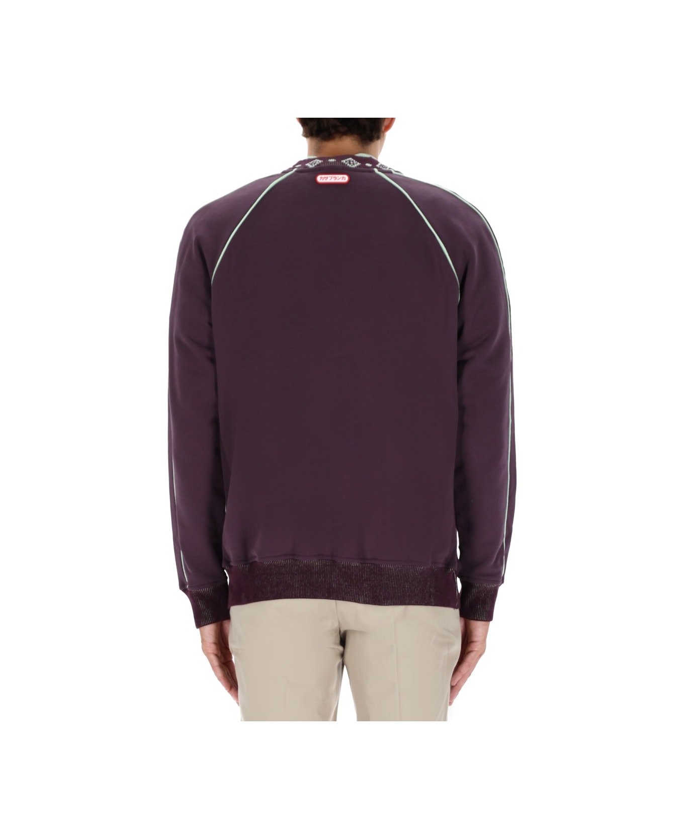 Casablanca Sweatshirt With Logo - PURPLE