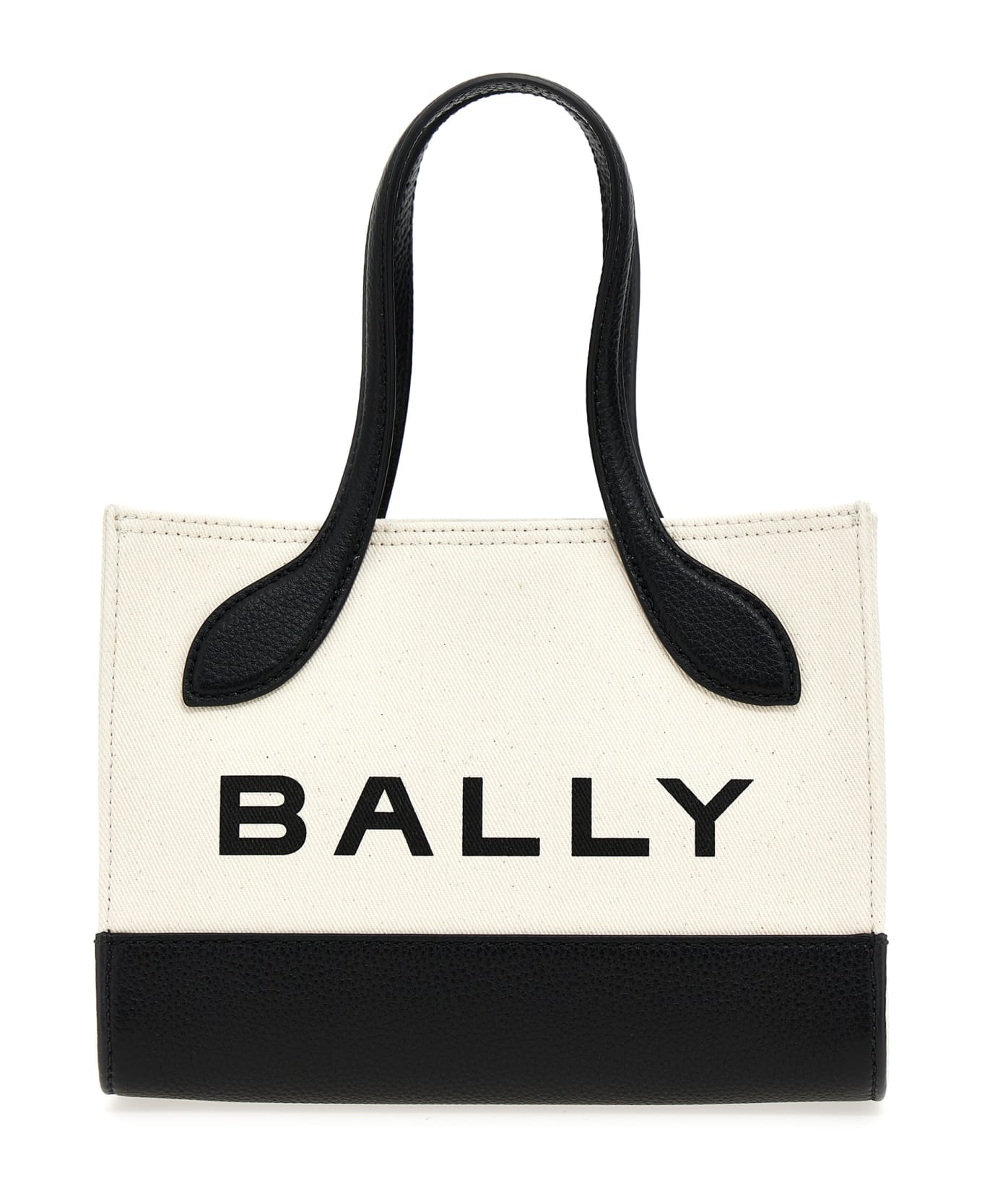 Bally Bar Keep On Shopper - White/Black