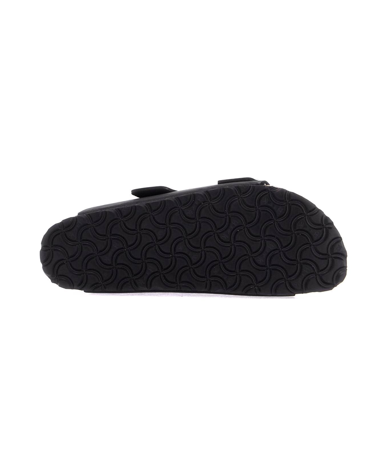 Birkenstock Big Buckle Arizona Slides - Black