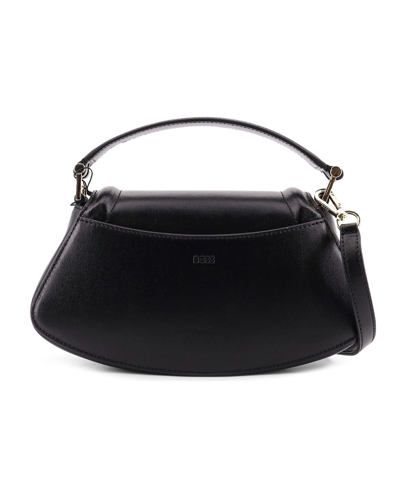 Hugo Boss Ariell Leather Shoulder Bag - Black