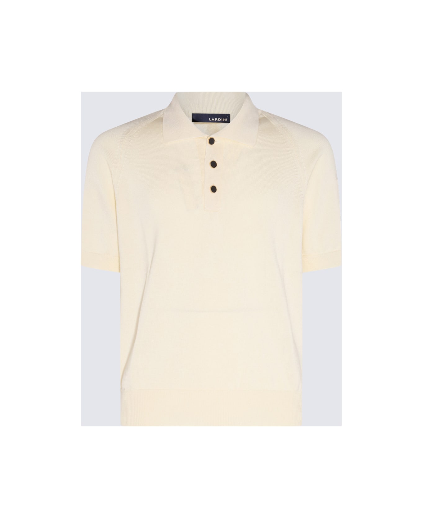 Lardini White Cotton Polo Shirt - White