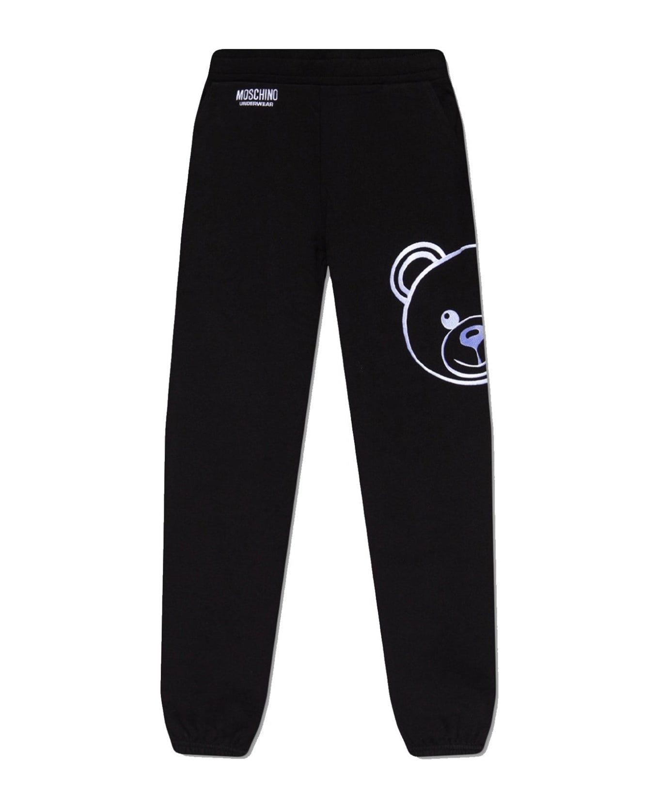 Moschino Underwear Cotton Jogging Pants - Black スウェットパンツ
