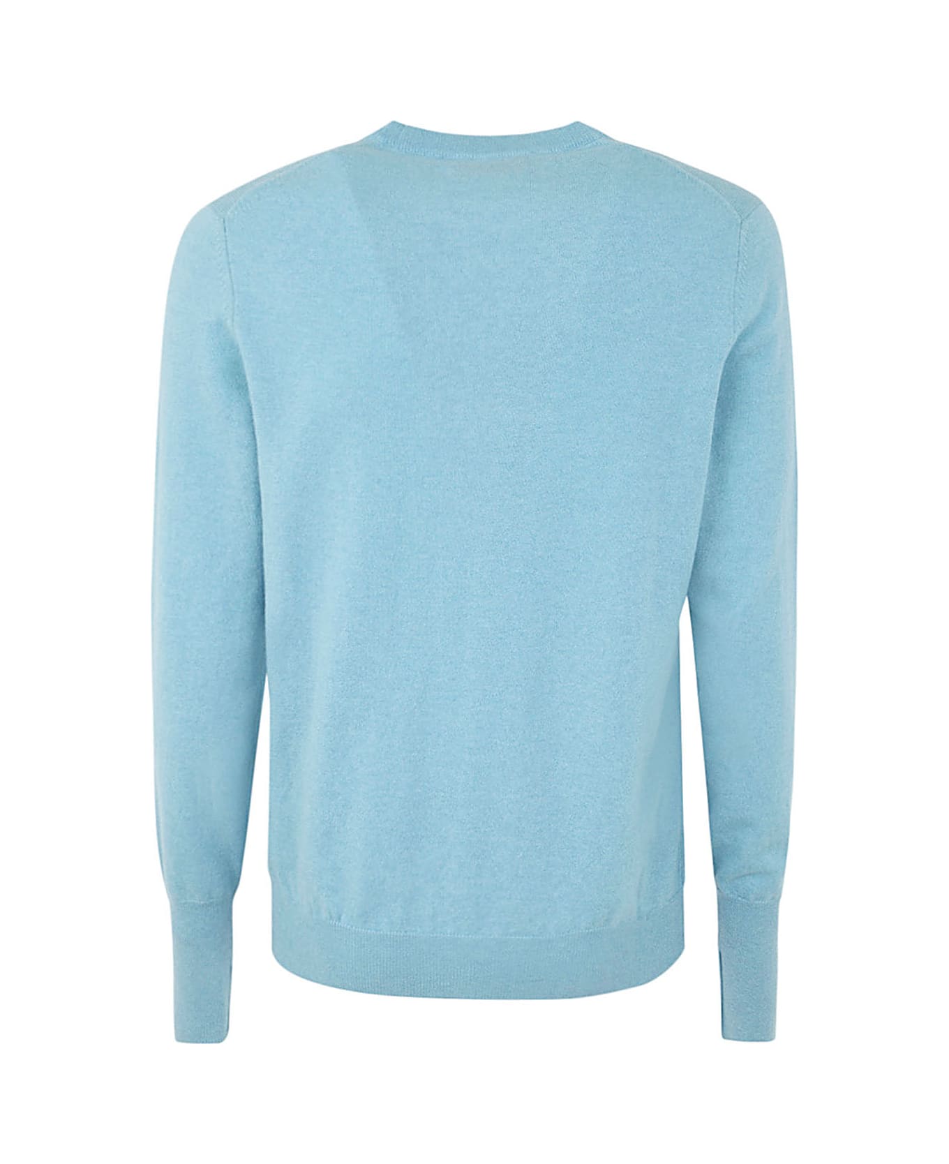 Ballantyne Cashmere Round Neck Pullover - Light Blue ニットウェア