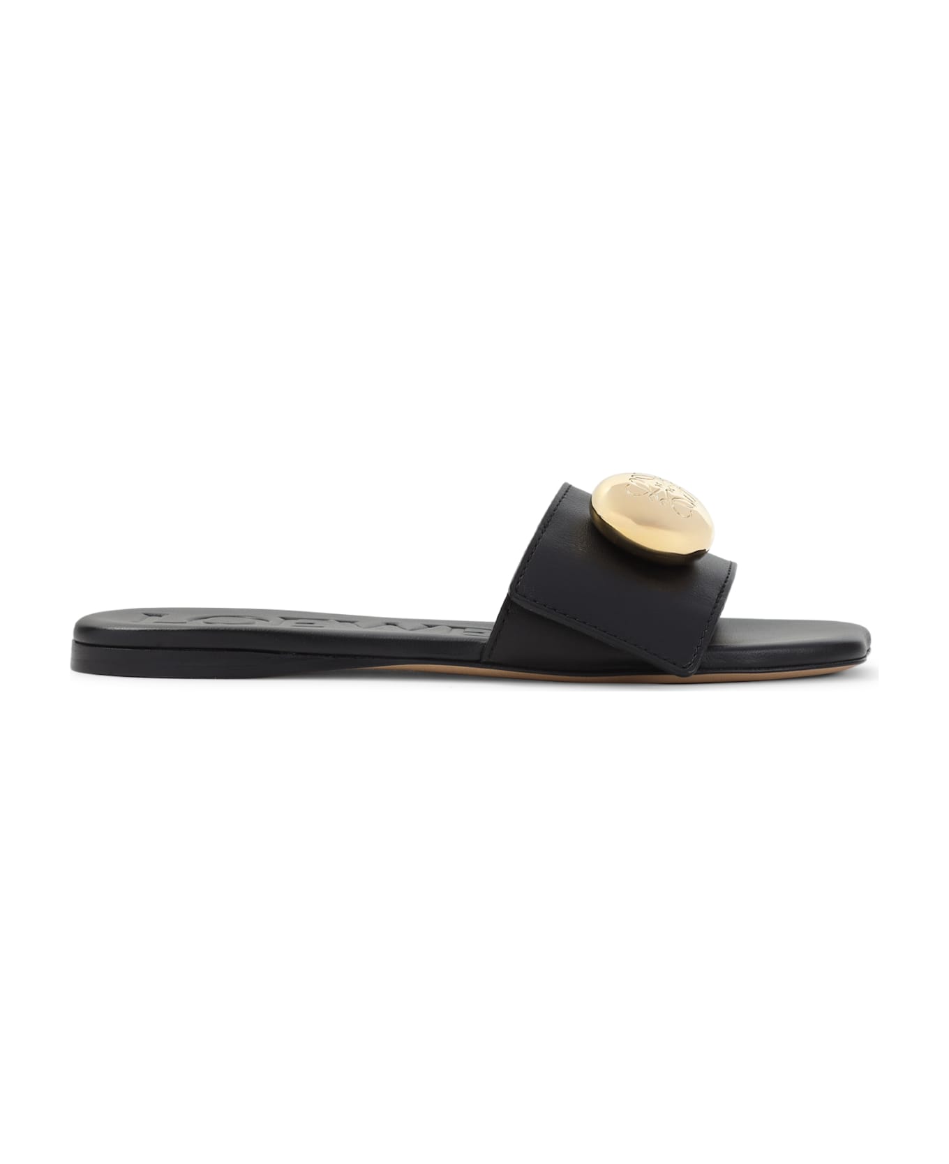 Loewe Pebble Slide Sandals - Black