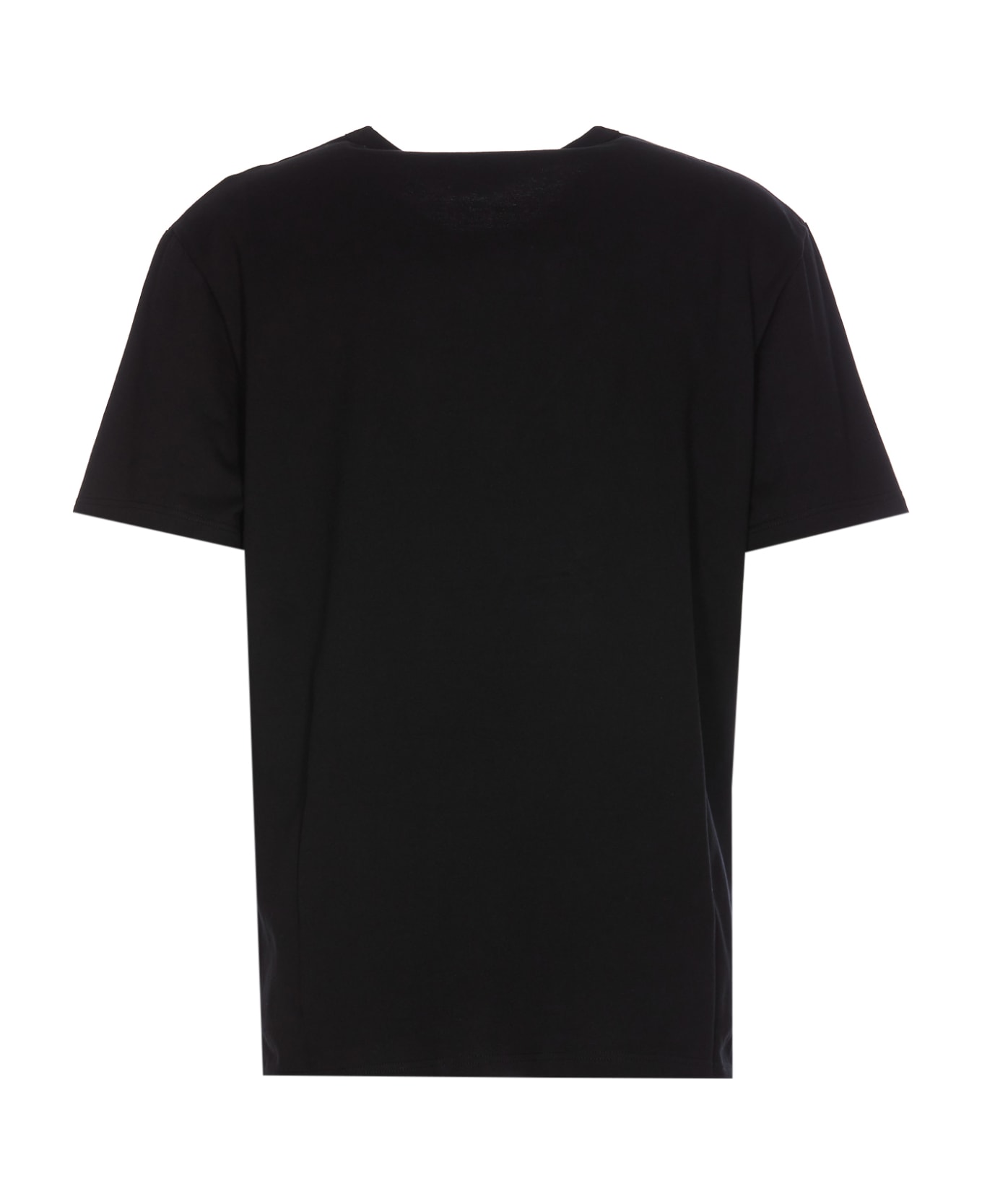 Alexander McQueen Logo Embroidered Crewneck T-shirt - Black