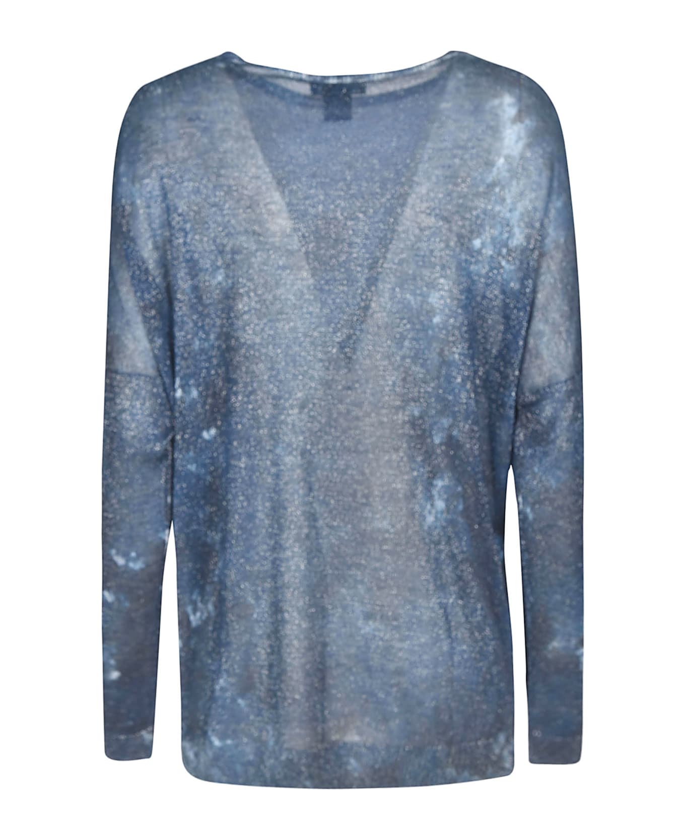 Avant Toi Glitter Applique Sweater - Deep ニットウェア
