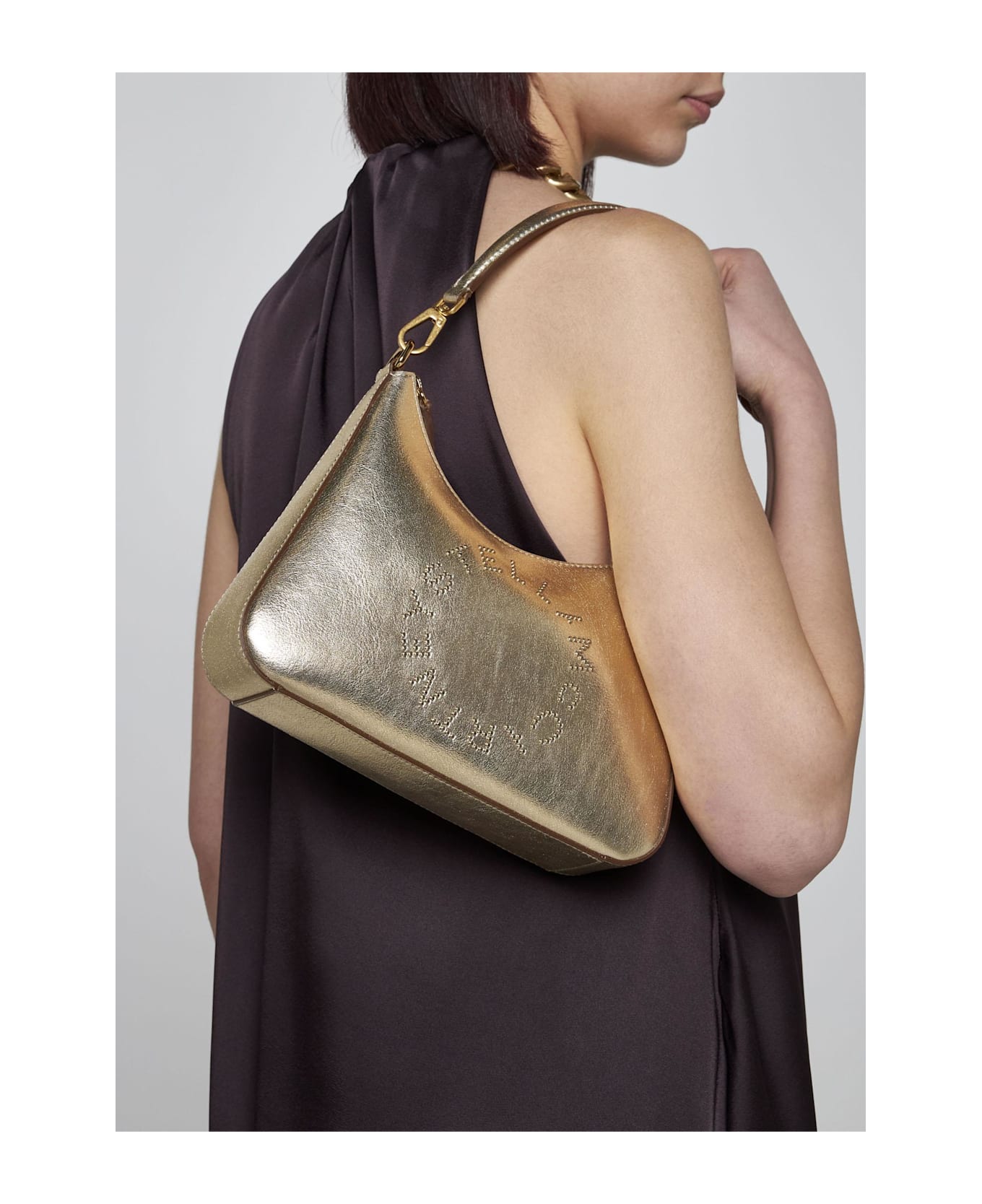 Stella McCartney Alter Nappa Hobo Bag - Light gold