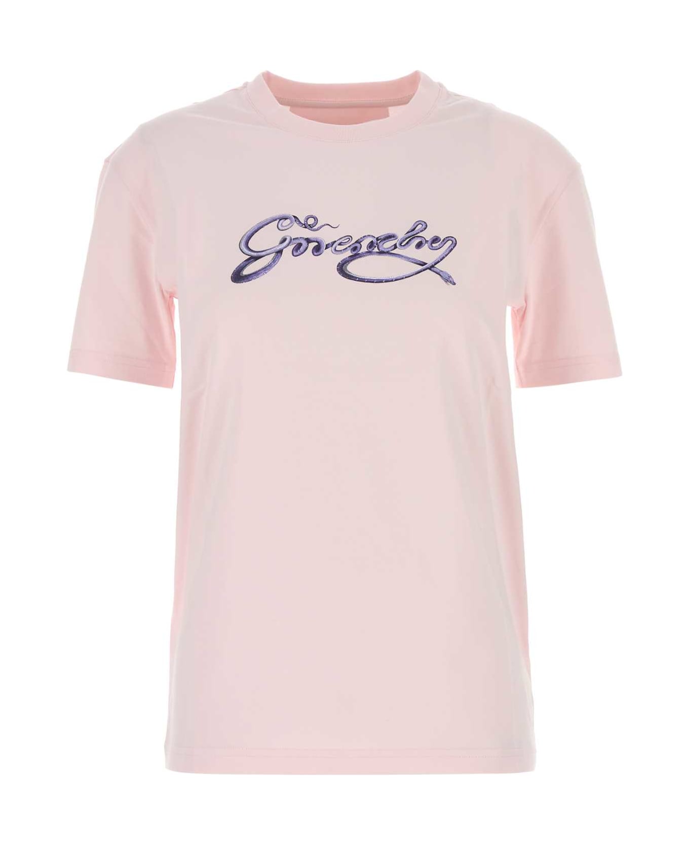 Givenchy Pastel Pink Cotton T-shirt - PALEPINK