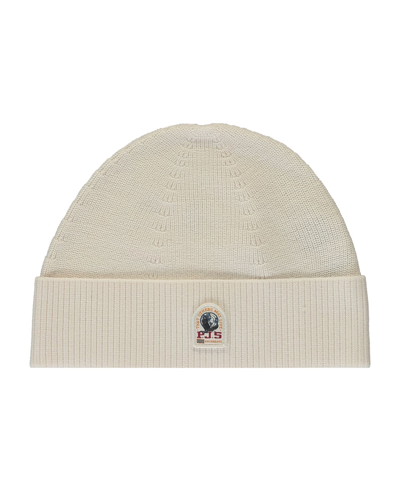 Parajumpers Ribbed Knit Beanie - Ivory