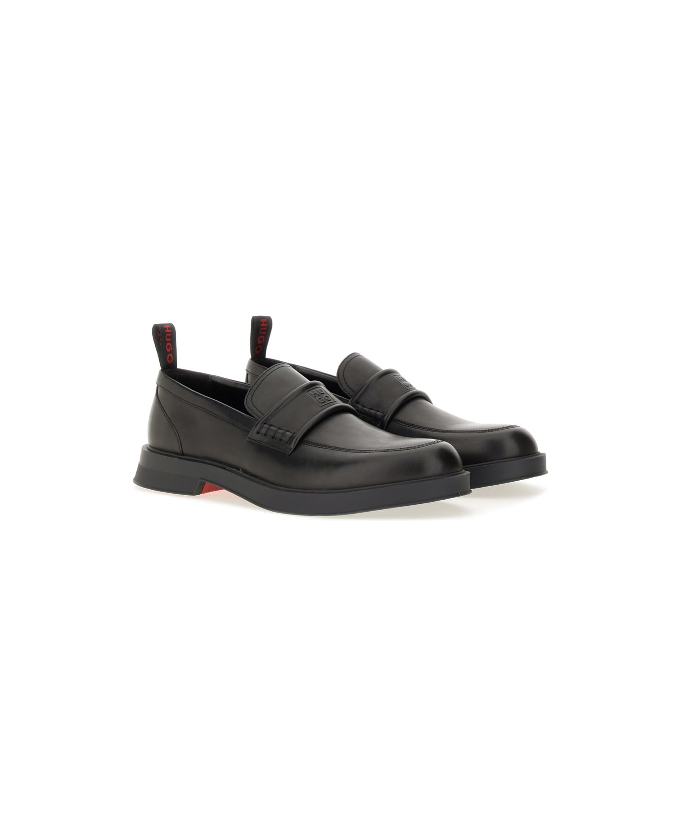 Hugo Boss Moccasin "lenner" - BLACK