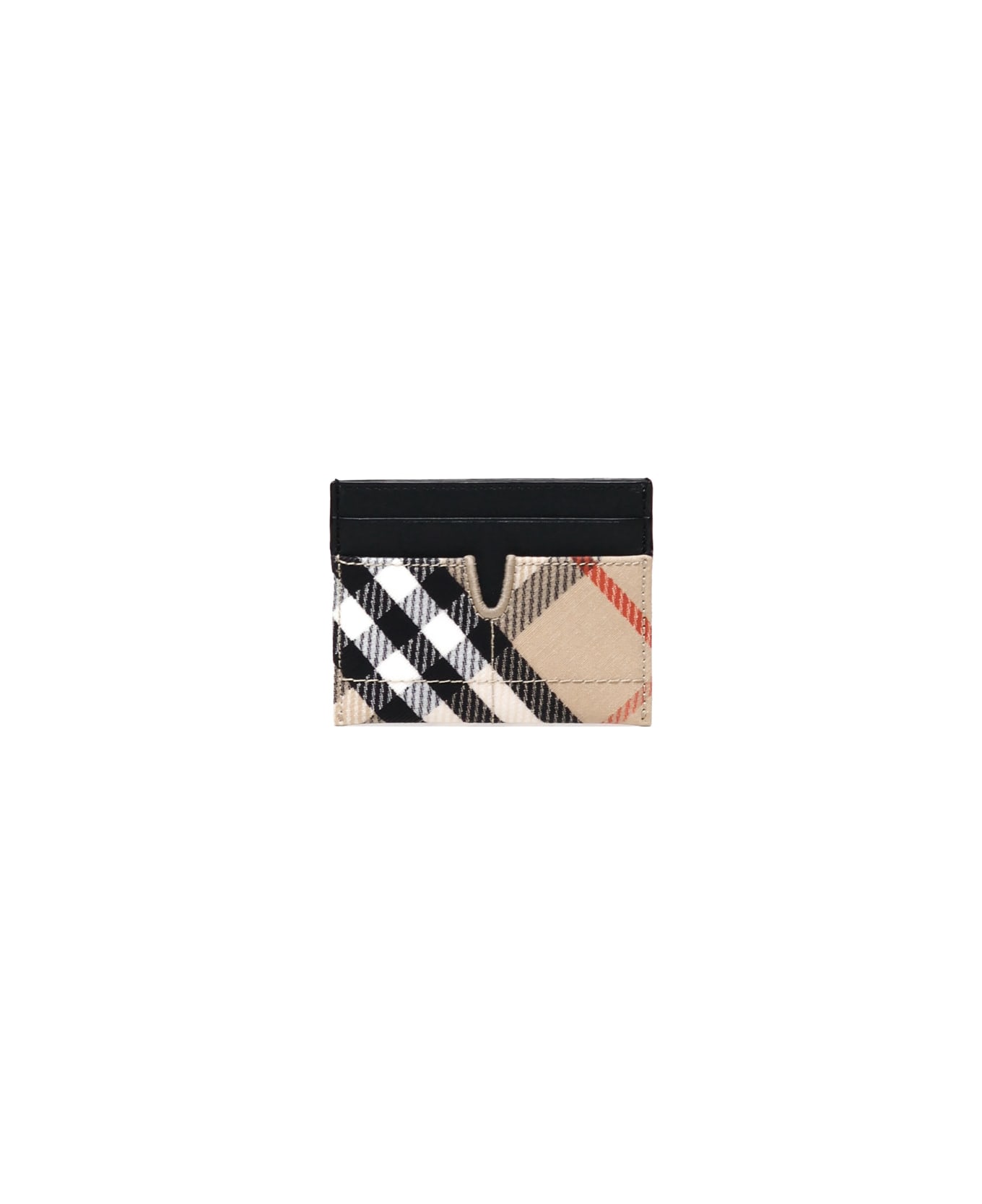 Burberry Printed E-canvas Card Holder - SANDIPCHECK