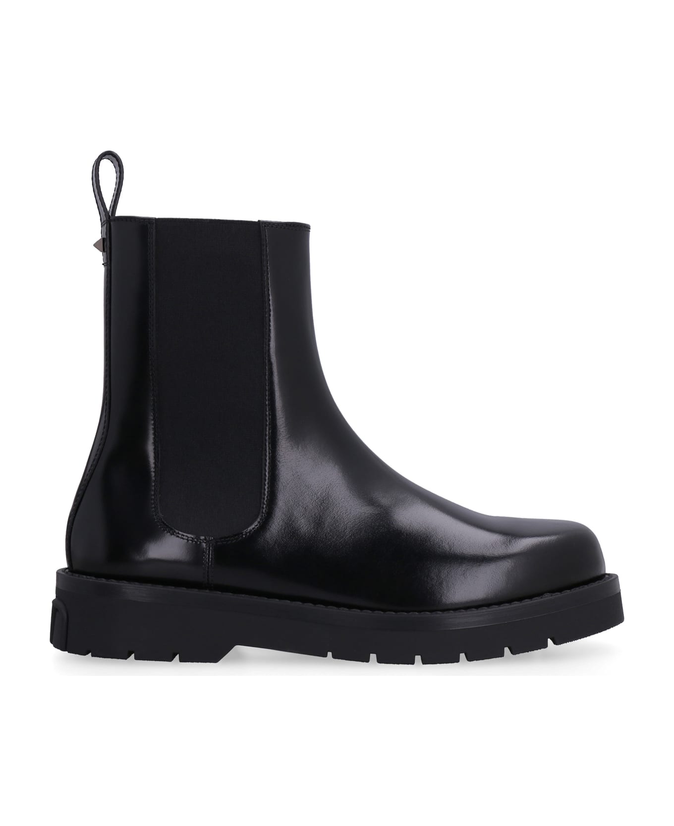 Valentino Garavani - Leather Chelsea Boots - black