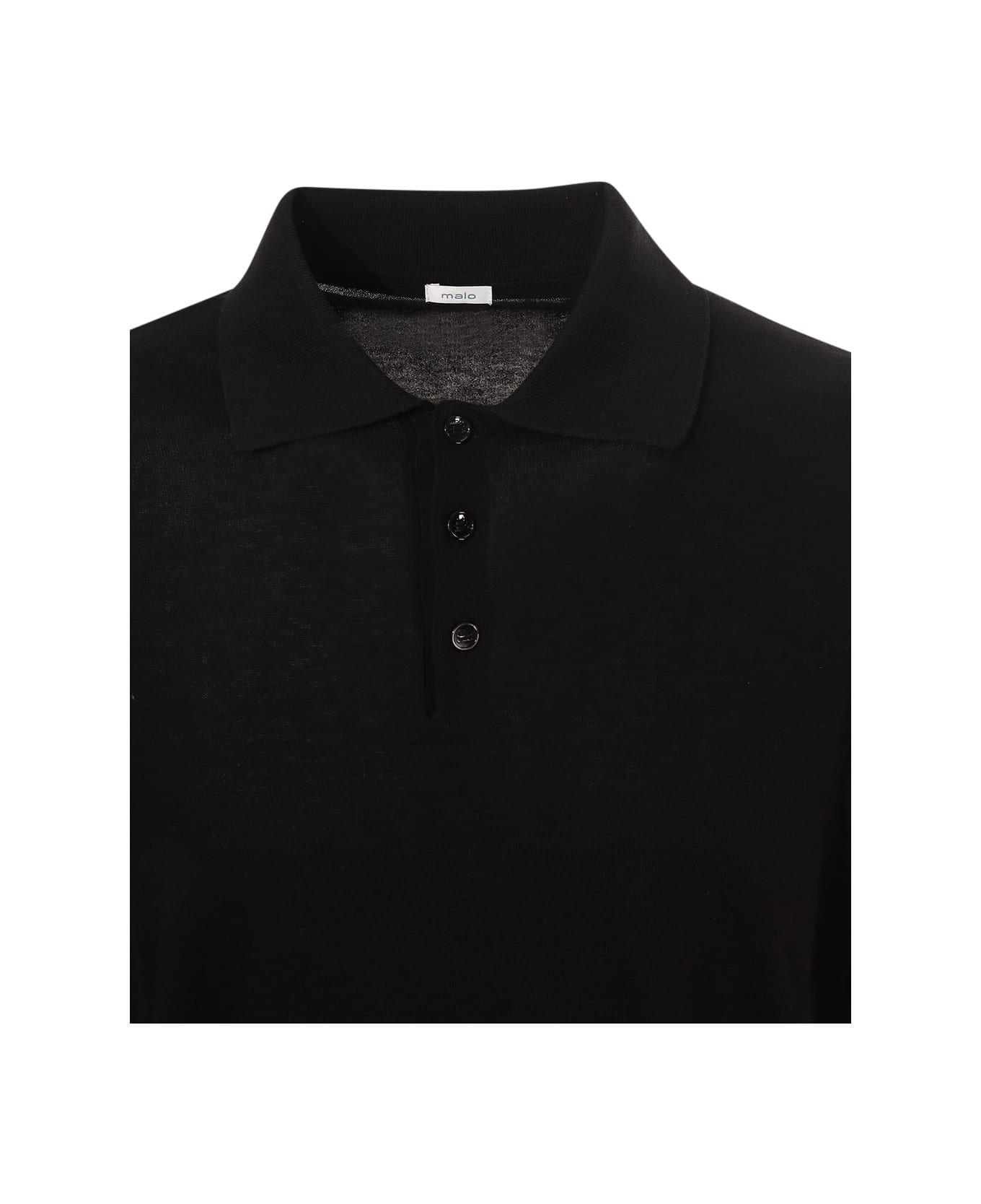 Malo Polo Malo - Black ポロシャツ