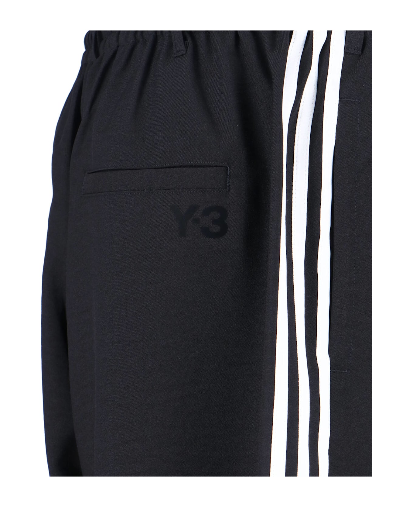 Y-3 
3-stripes
 Track Pants - Black  