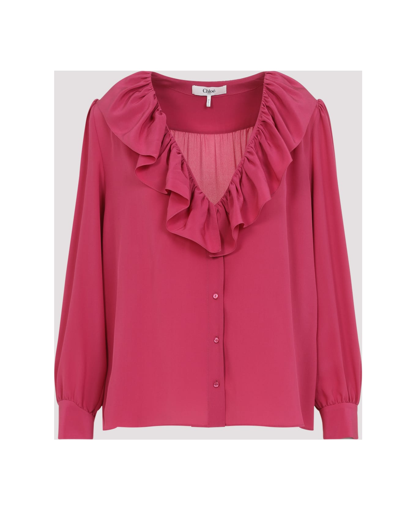 Chloé Silk Blouse - Divine Red