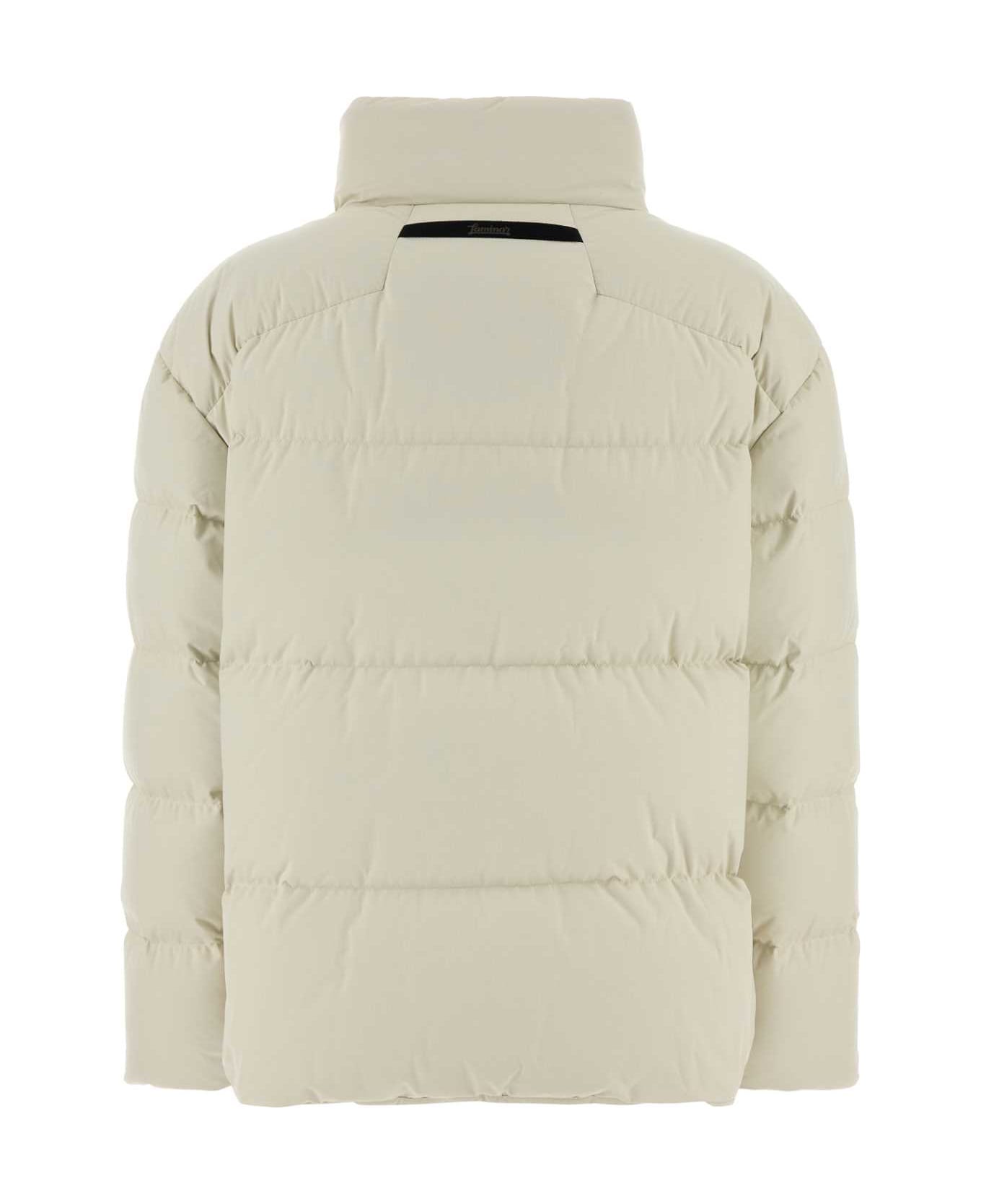 Herno Ivory Nylon Down Jacket - PANNASCURO