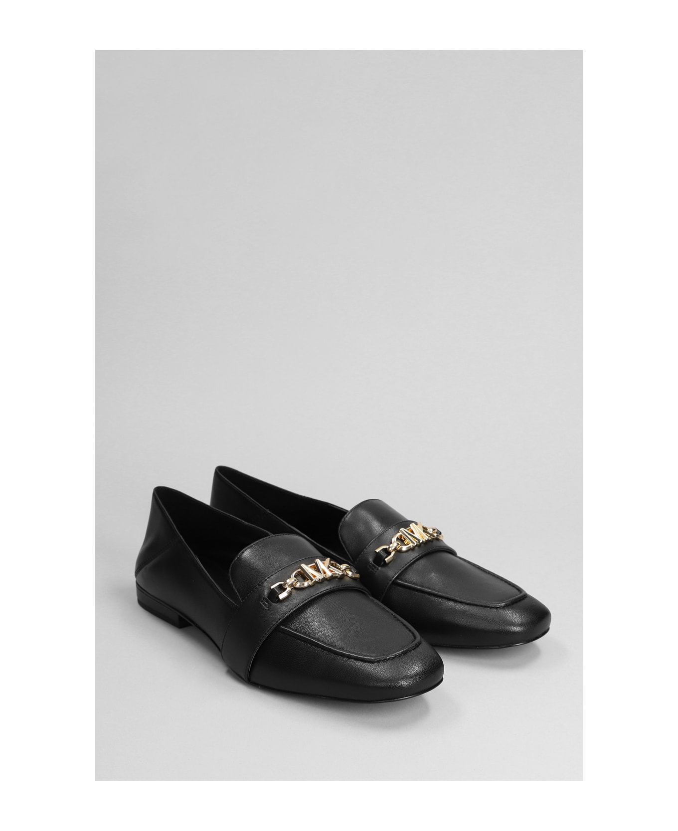 Michael Kors Tiffanie Loafer Loafers In Black Leather - black