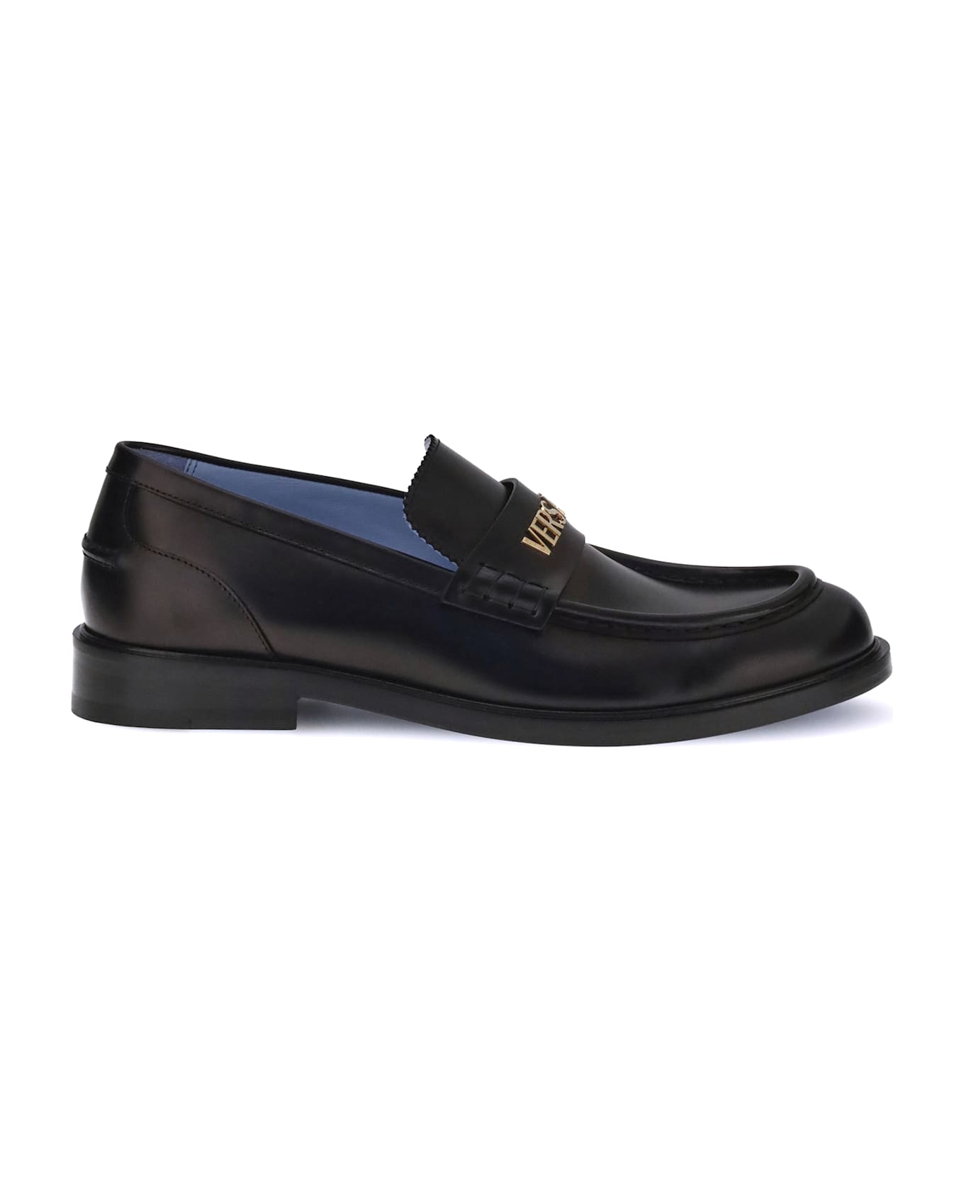Versace Leather Loafers