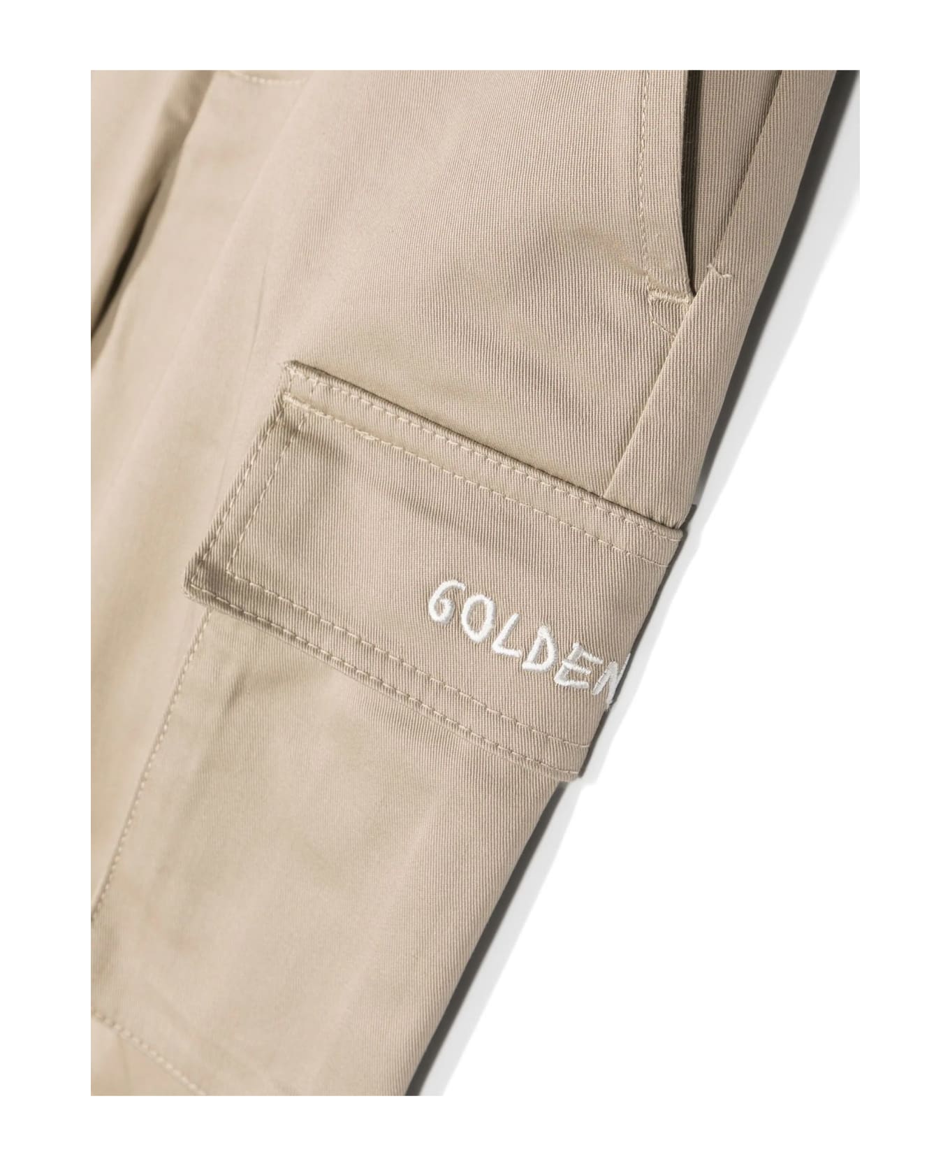 Golden Goose Kids Trousers Beige - Beige