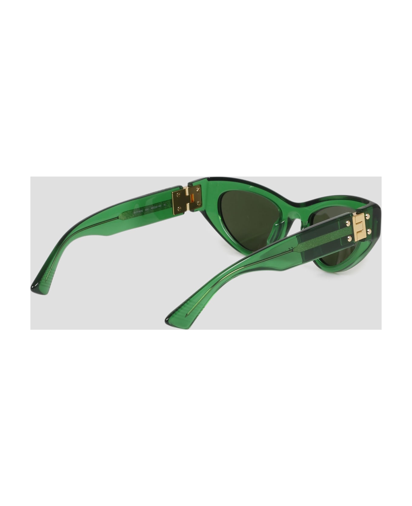 Bottega Veneta Eyewear Angle Sunglasses - Green