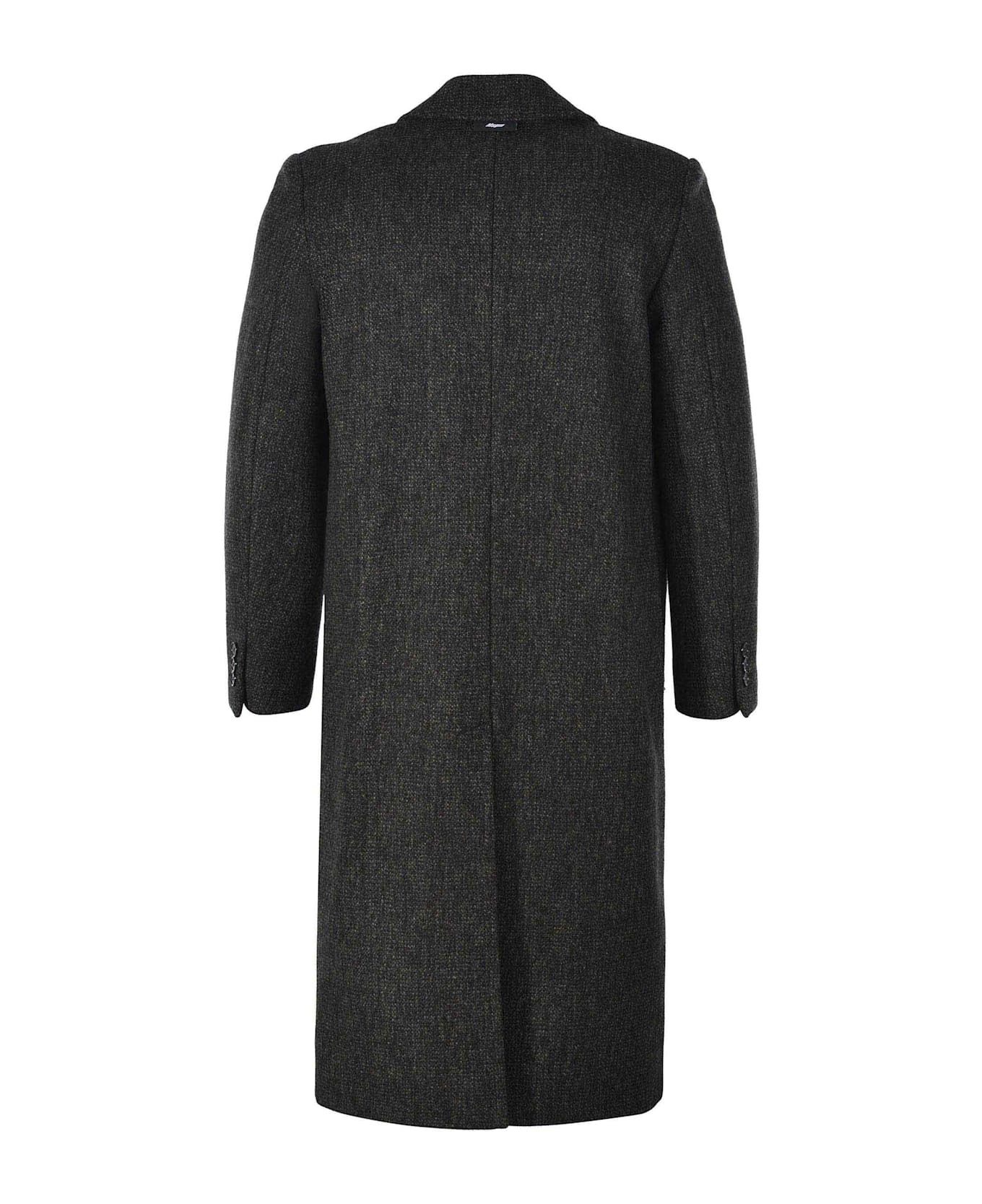 MSGM Coat In Wool Blend - Black