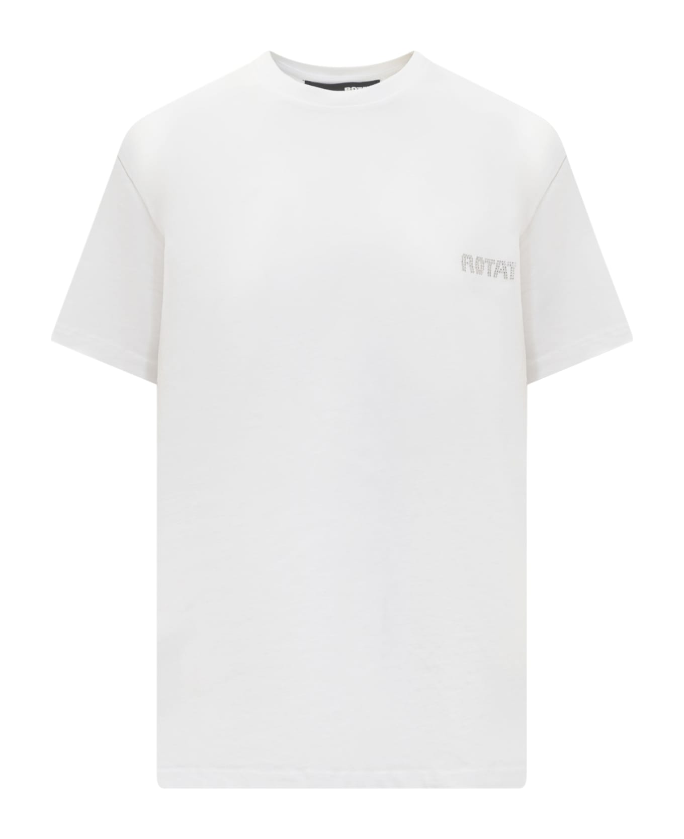 Rotate by Birger Christensen T-shirt With Logo - Bianco Tシャツ