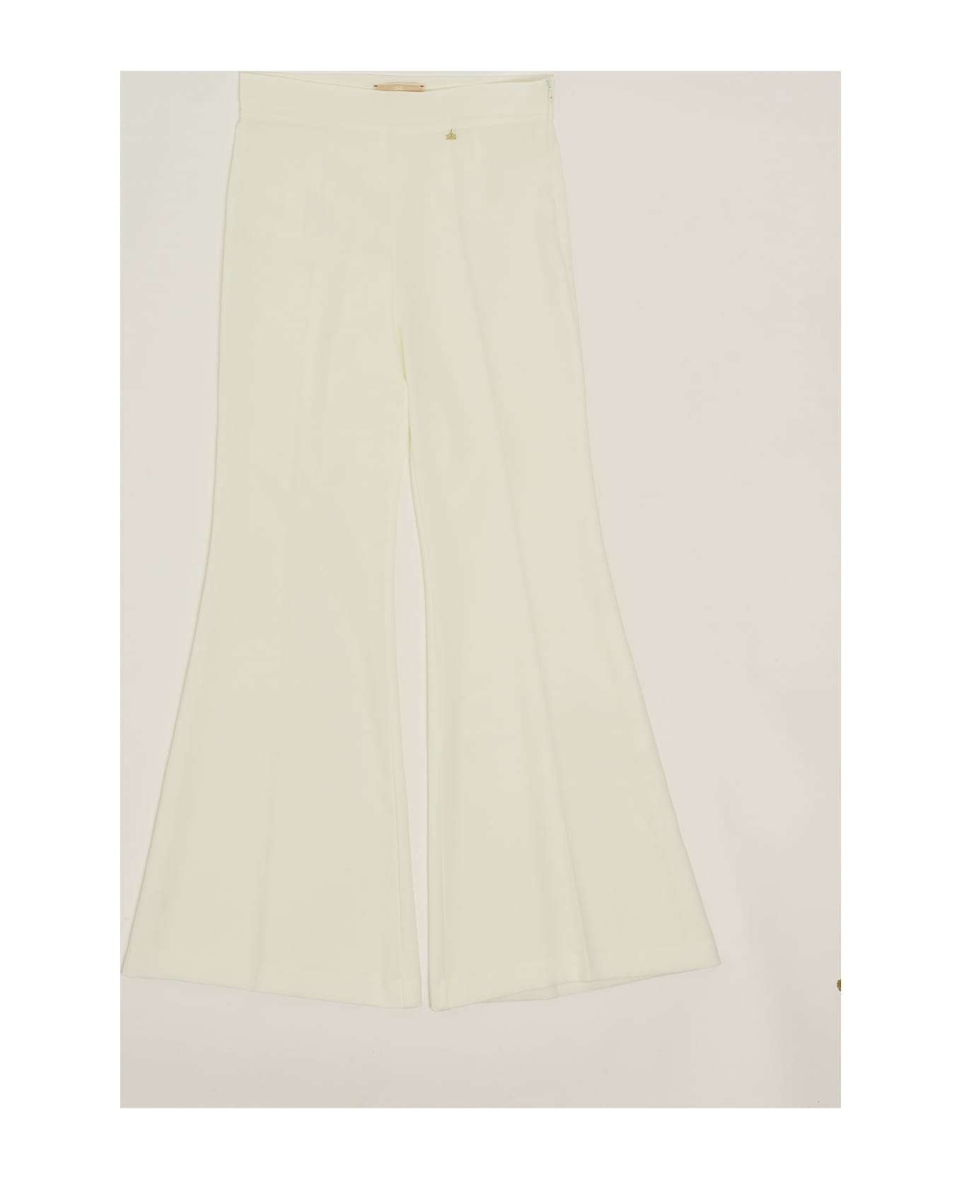 Elisabetta Franchi Trousers Trousers - PANNA