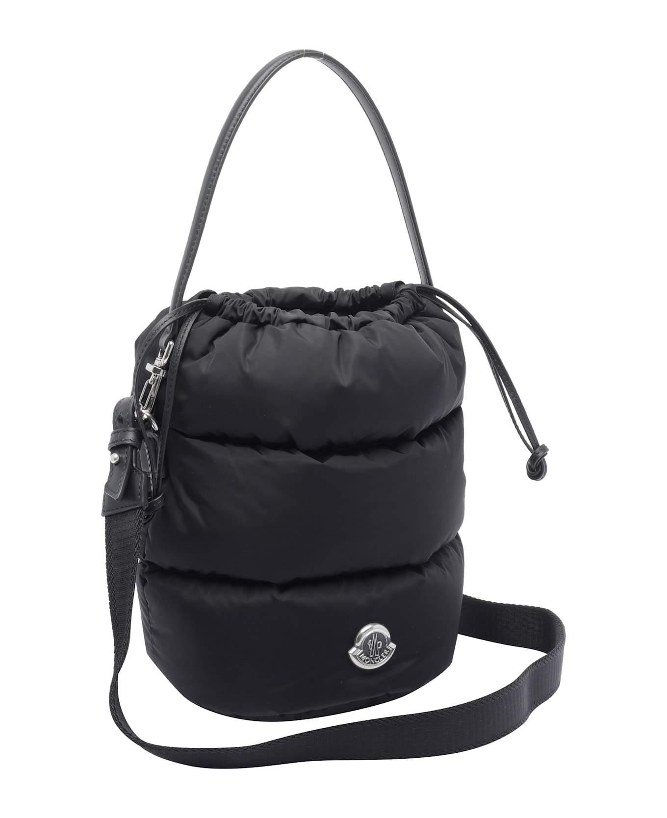 Moncler Caradoc Bucket Bag - BLACK
