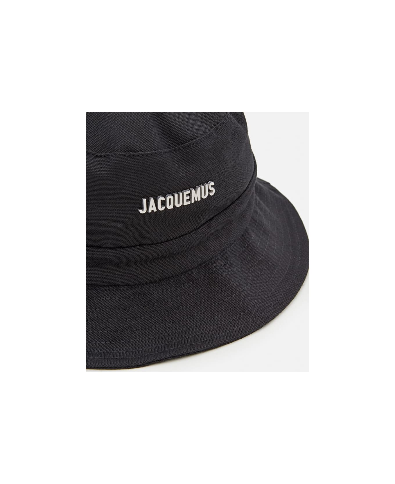 Jacquemus Le Bob Gadjo Cotton Bucket eng Hat - Black