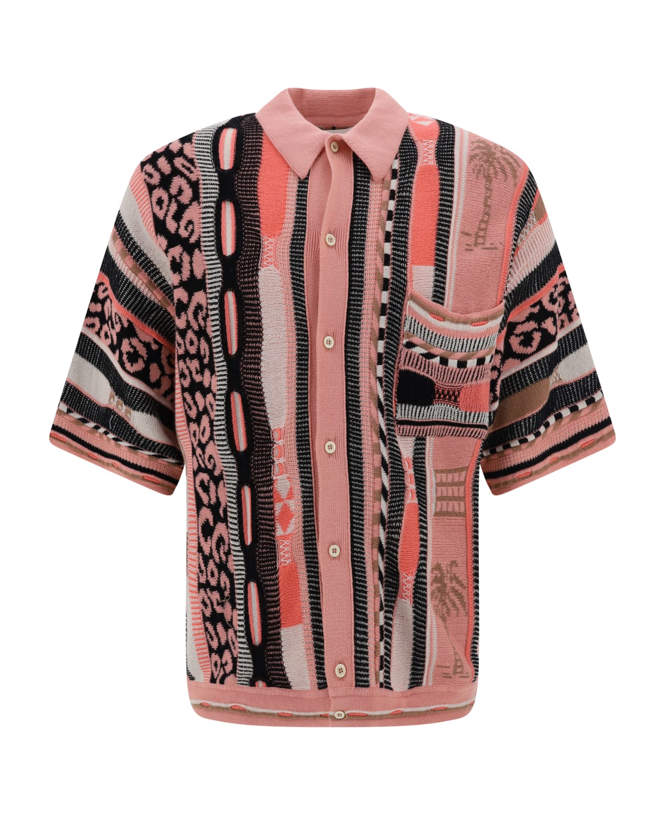 Laneus wypuk Polo Shirt - Rosa/pink