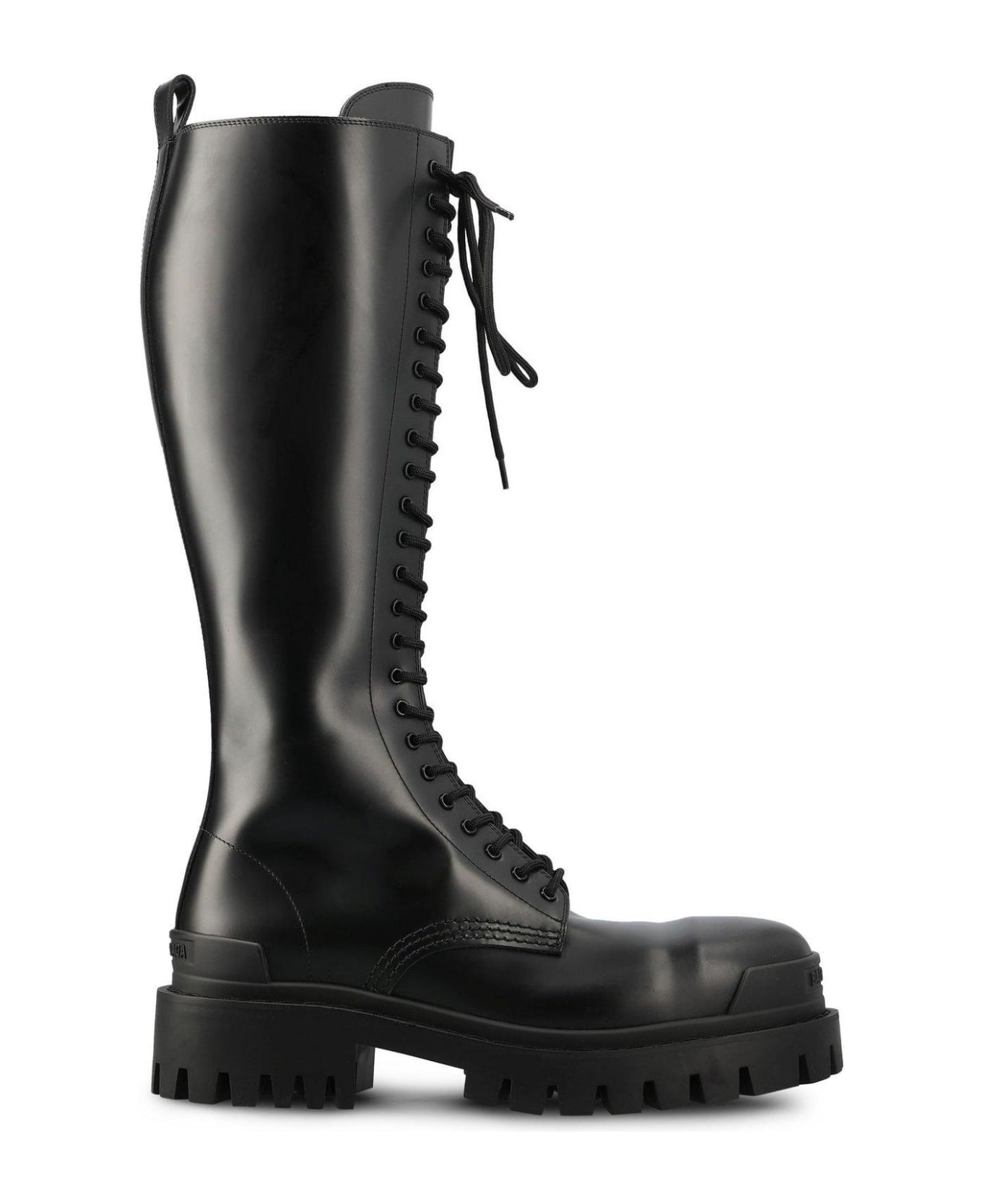 Balenciaga Strike Lace-up Boots - Black ブーツ
