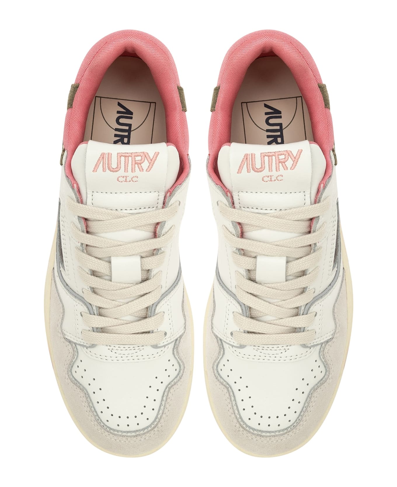 Autry Clc Low Multisue Col - Wht Geranium