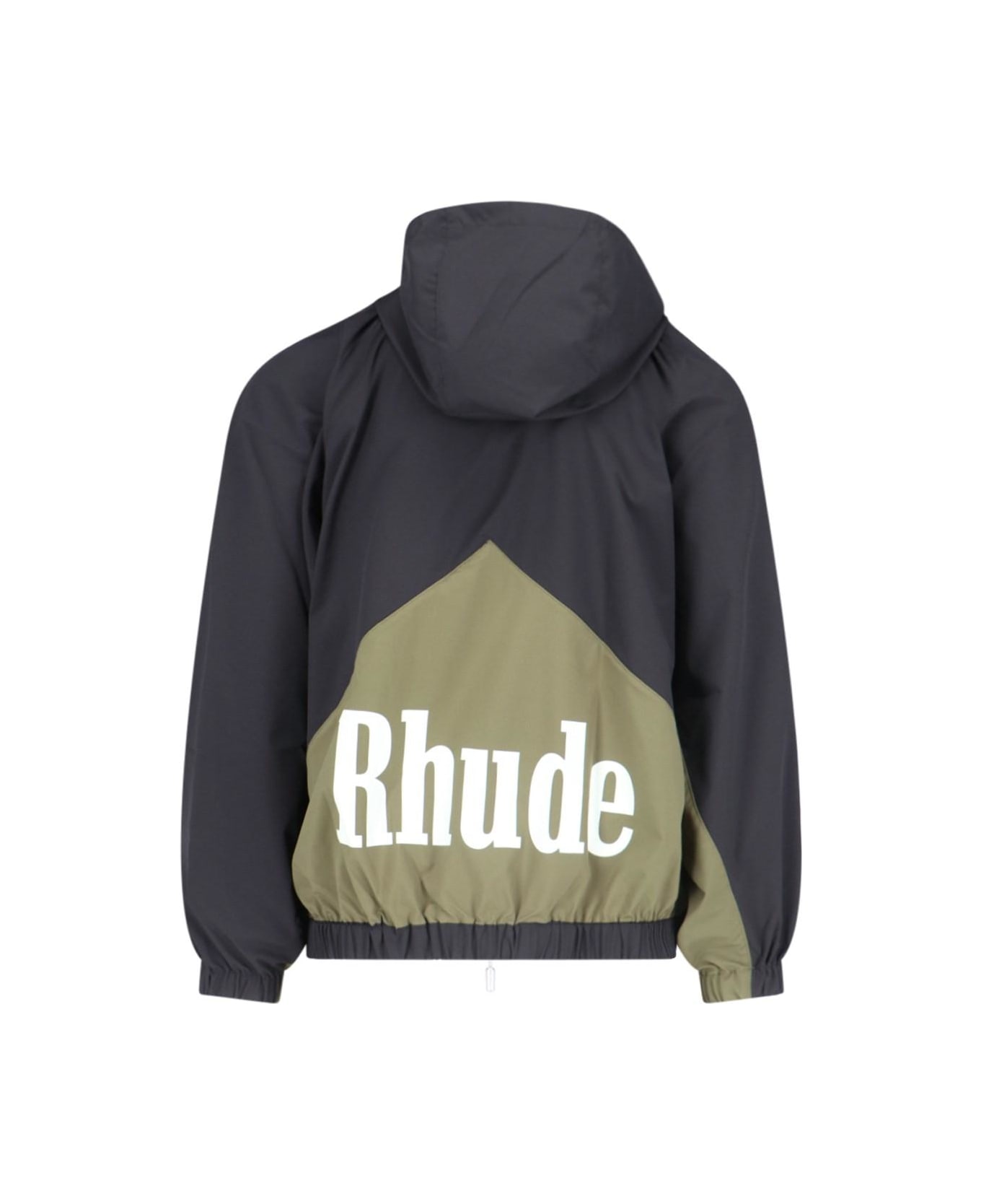 Rhude Technical Hooded Jacket - Black